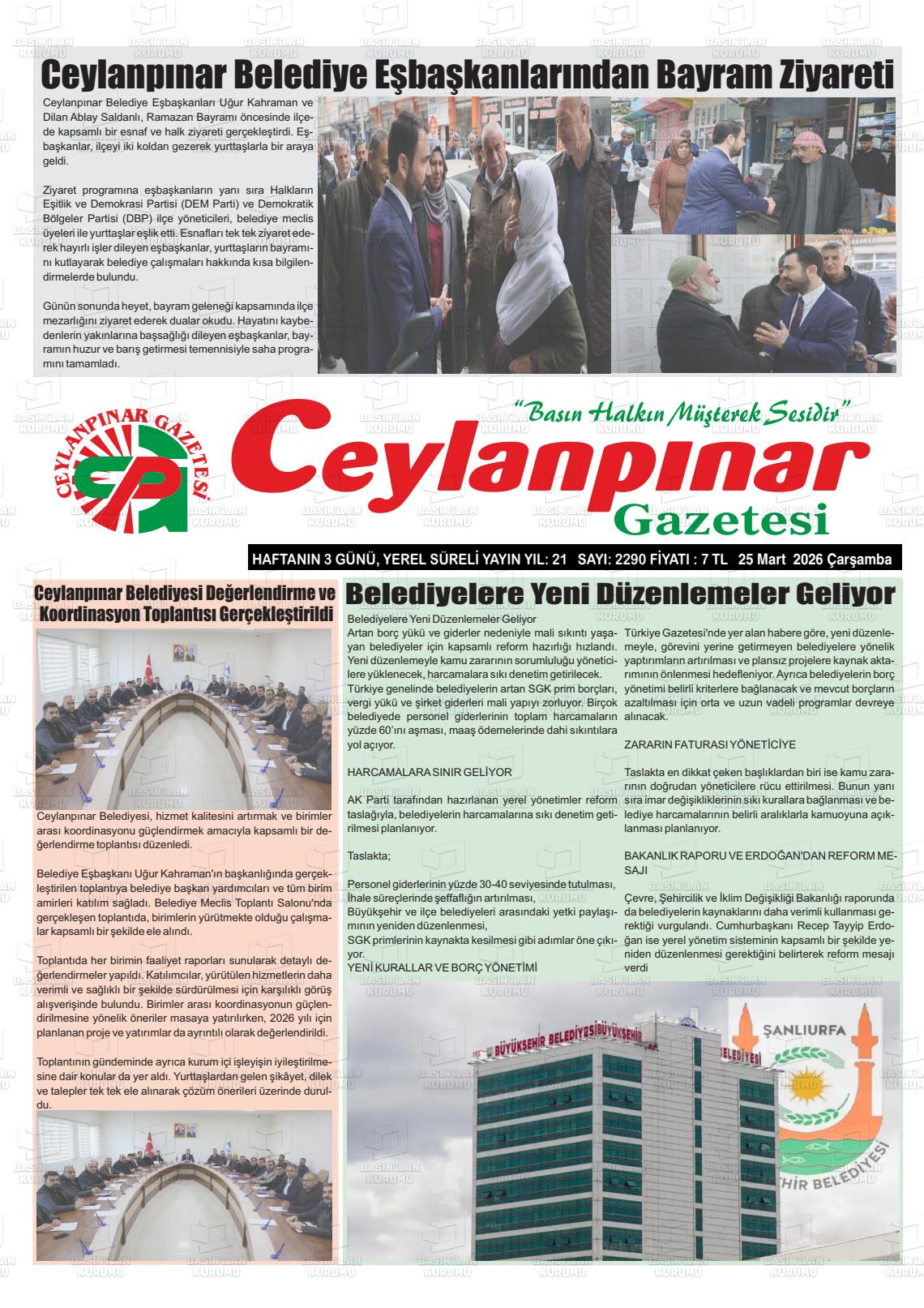 Sanliurfa Ceylanpinar 25.03.2026