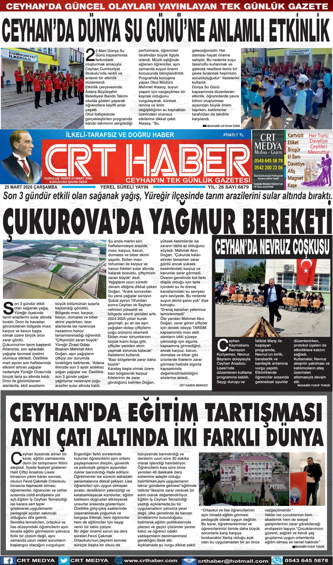 Adana Crthaber 25.03.2026