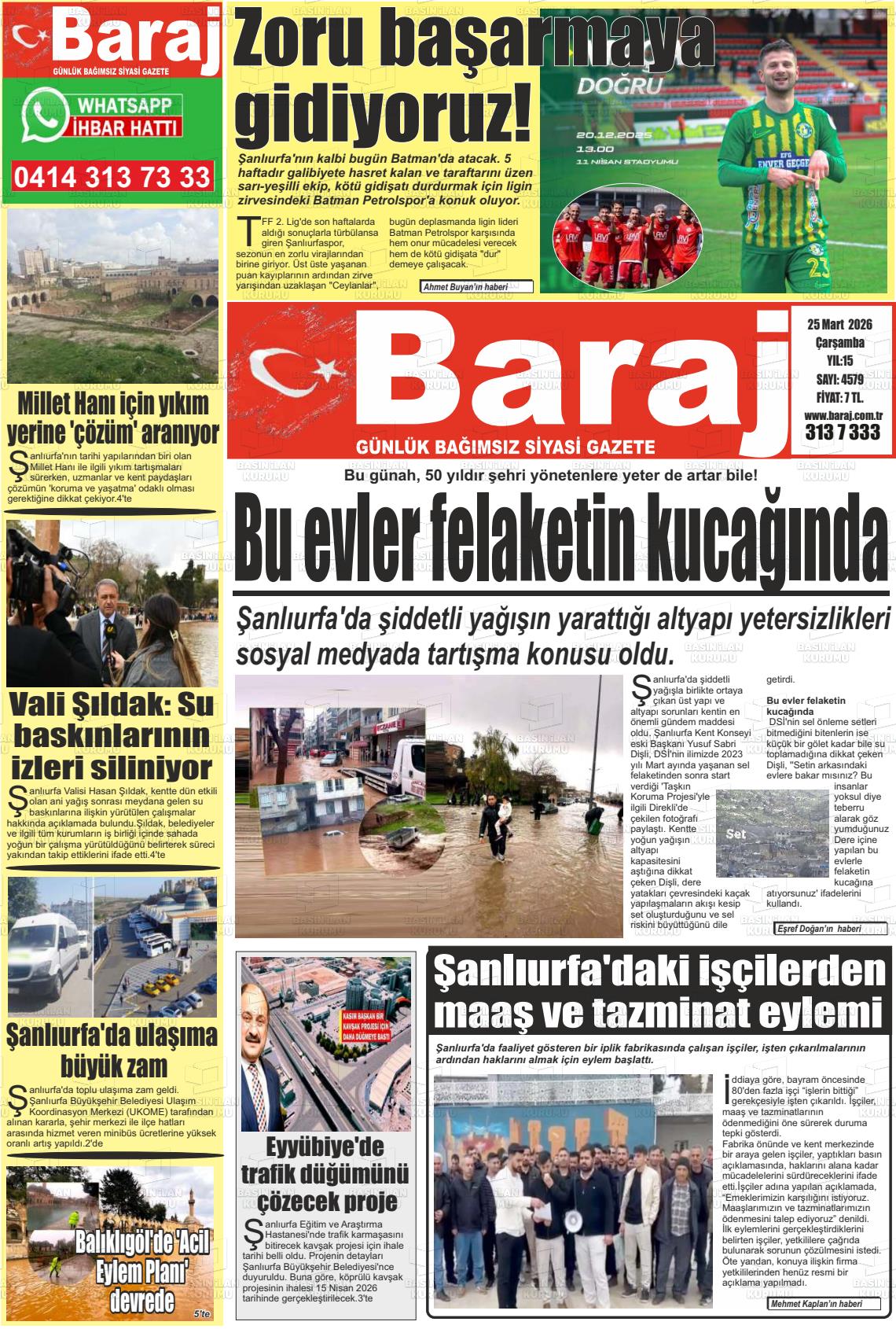 Sanliurfa Dundenbugunesafak 25.03.2026