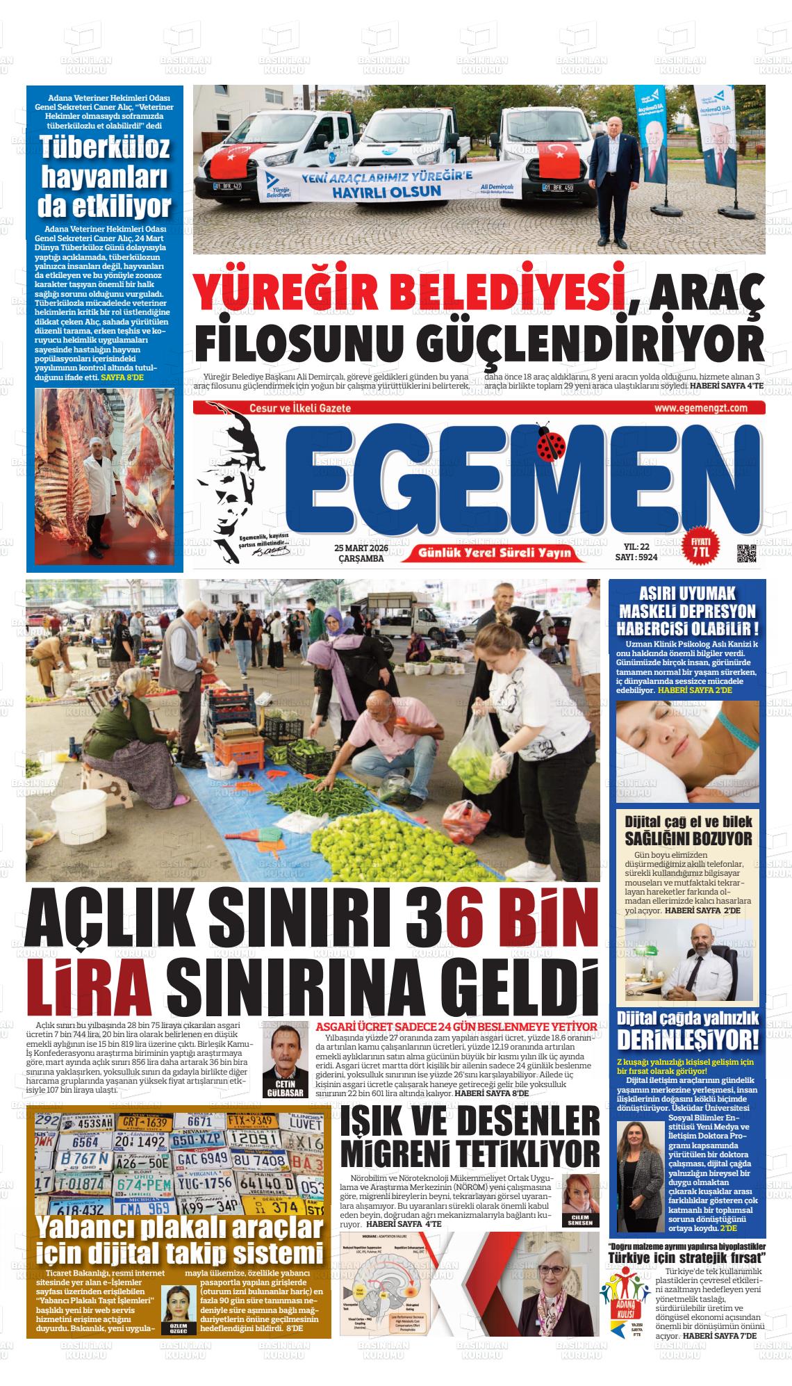 Adana Egemen 25.03.2026