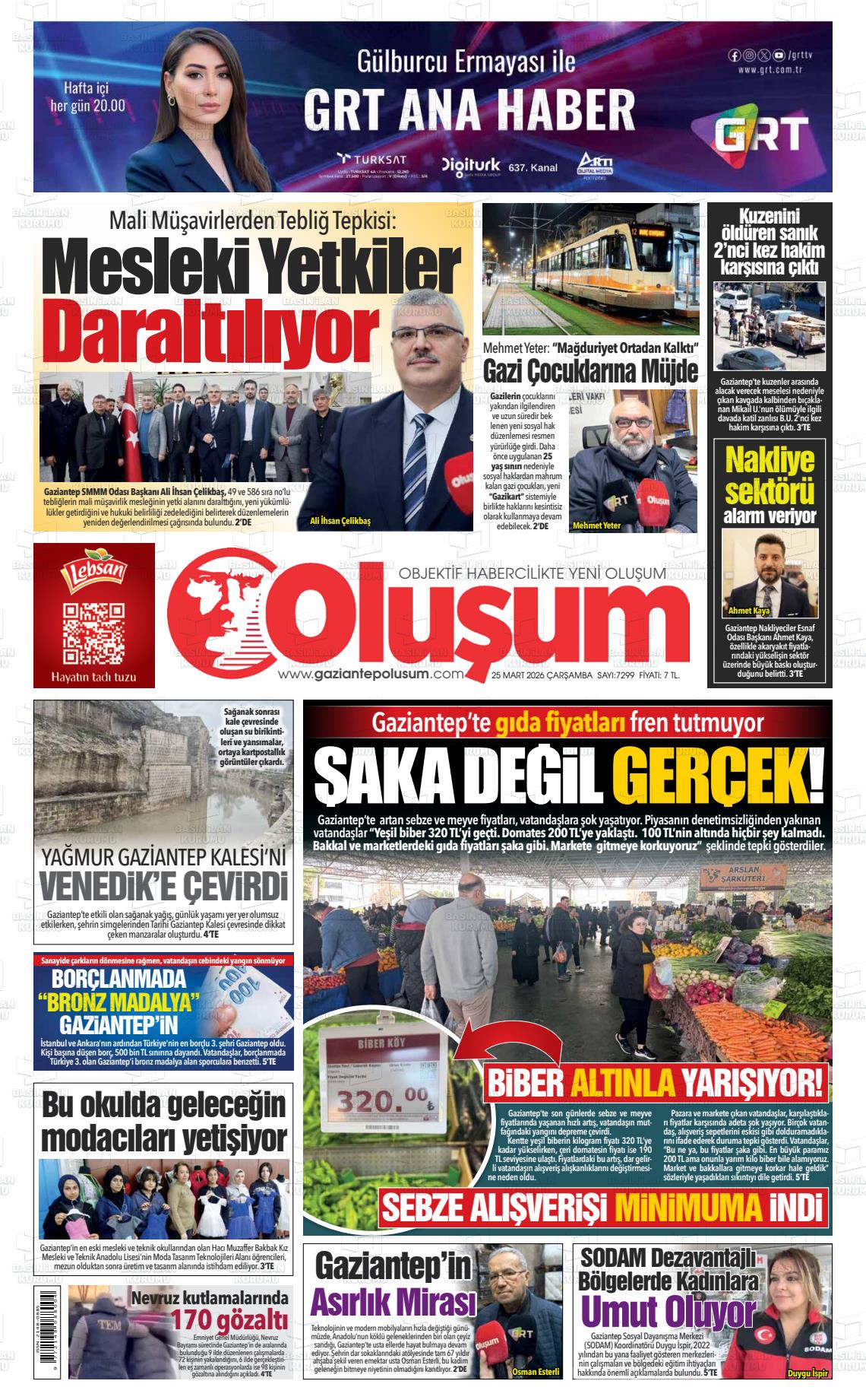 Gaziantep Olusum 25.03.2026