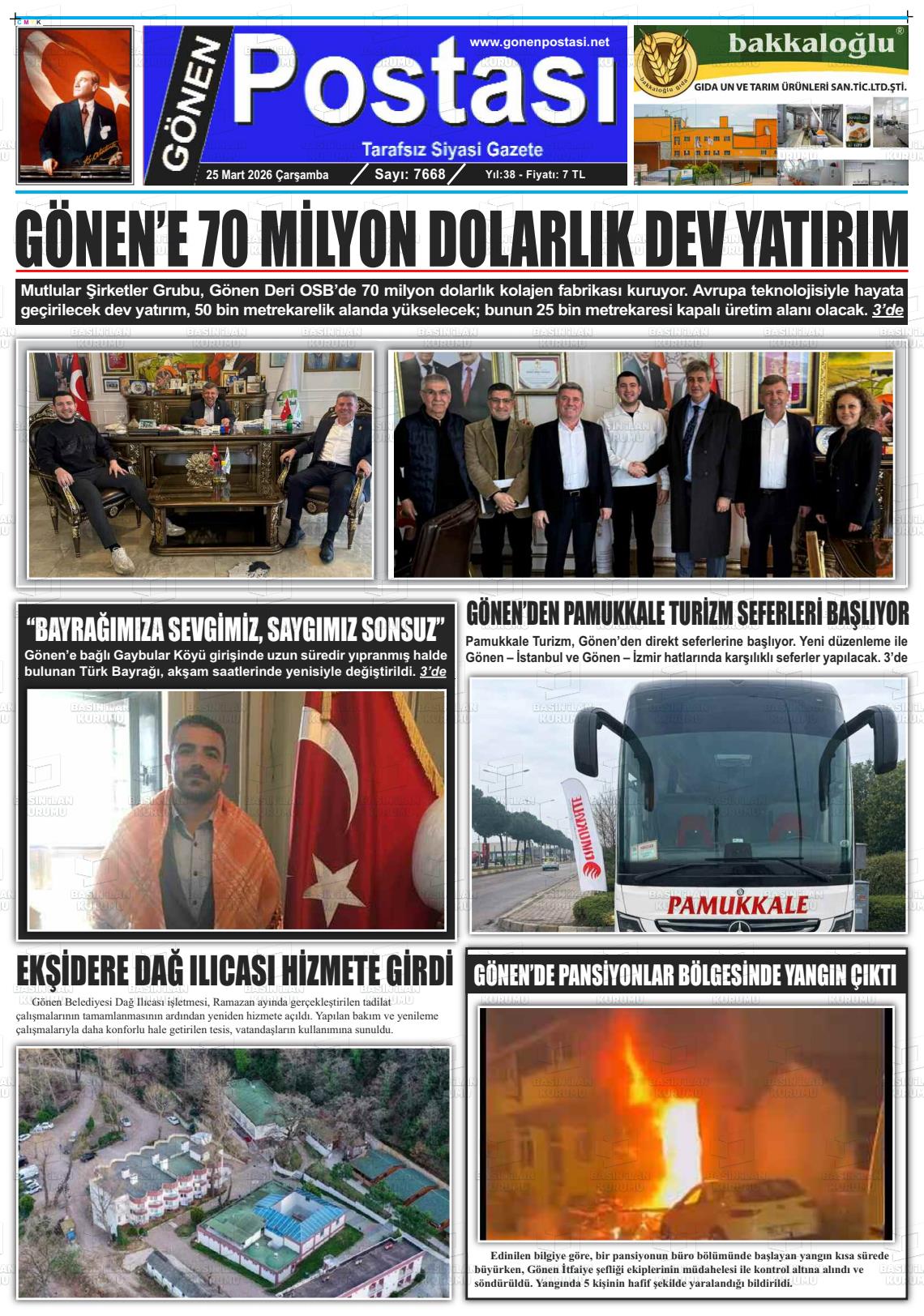 Balikesir Gonenpostasi 25.03.2026