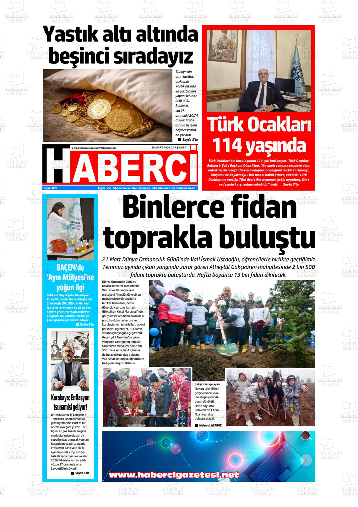 Mersin Haberci 25.03.2026