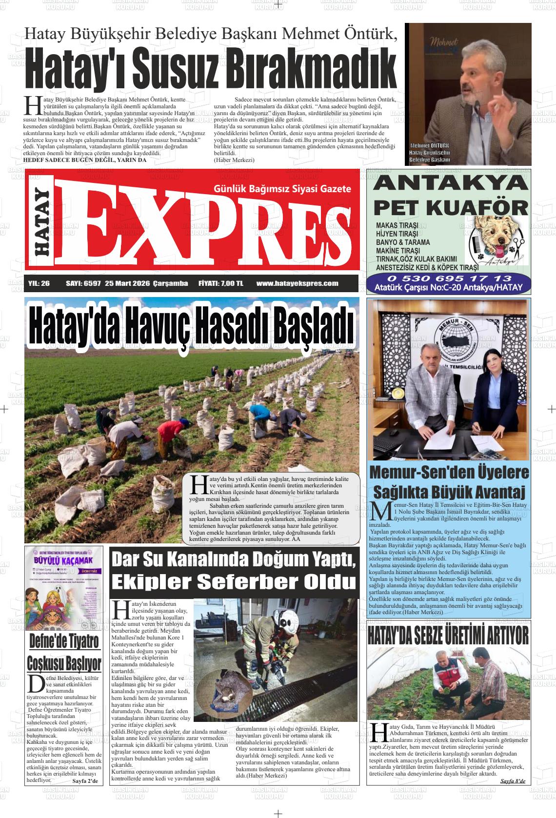 Hatay Expres 25.03.2026