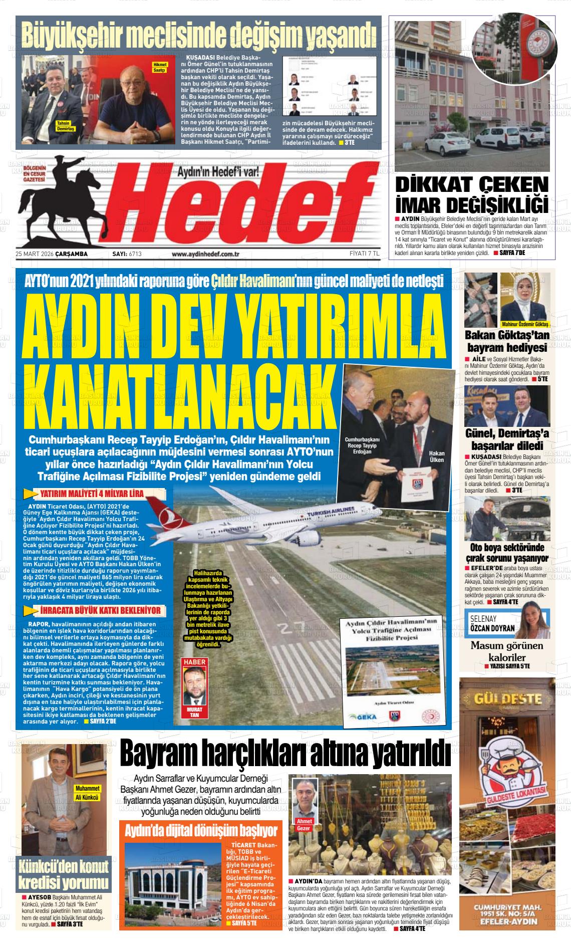 Canakkale Hedef 25.03.2026
