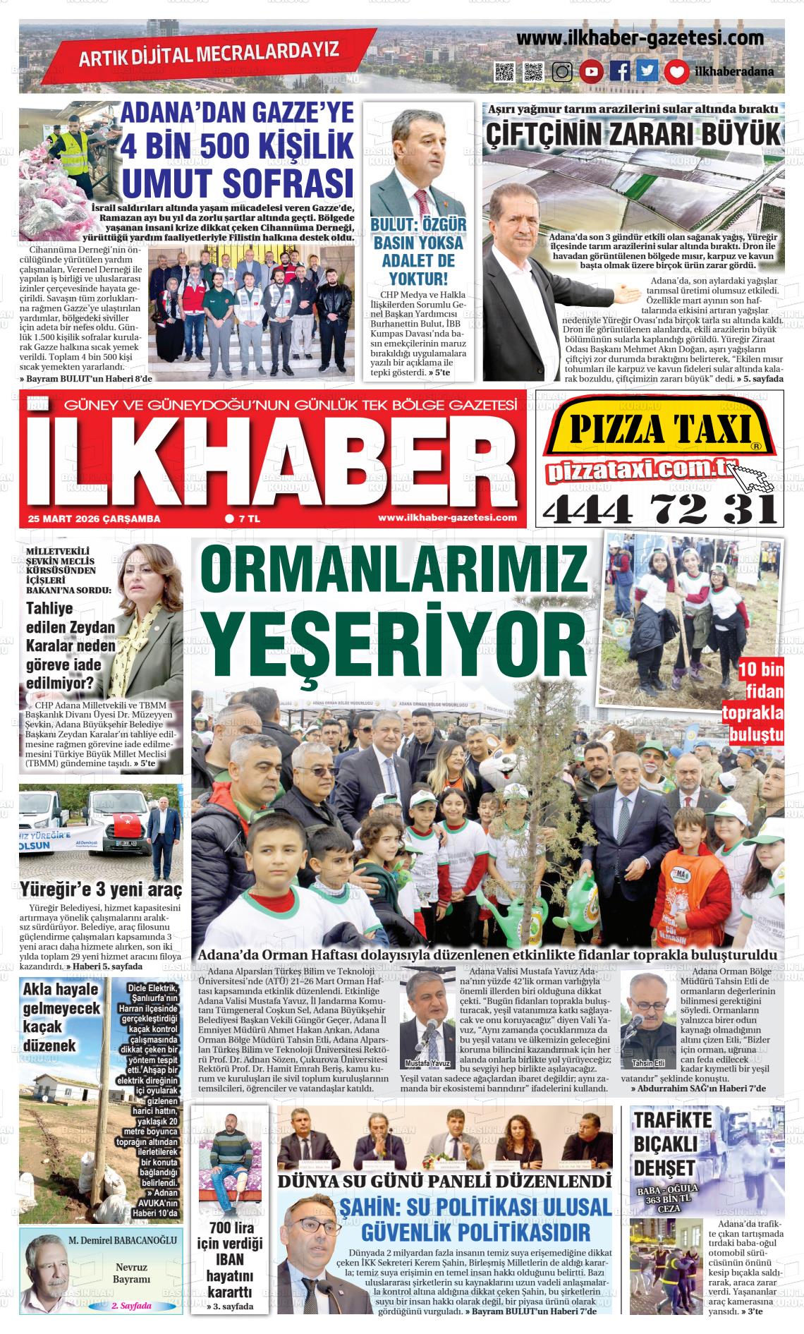 Adana Ilkhaber 25.03.2026