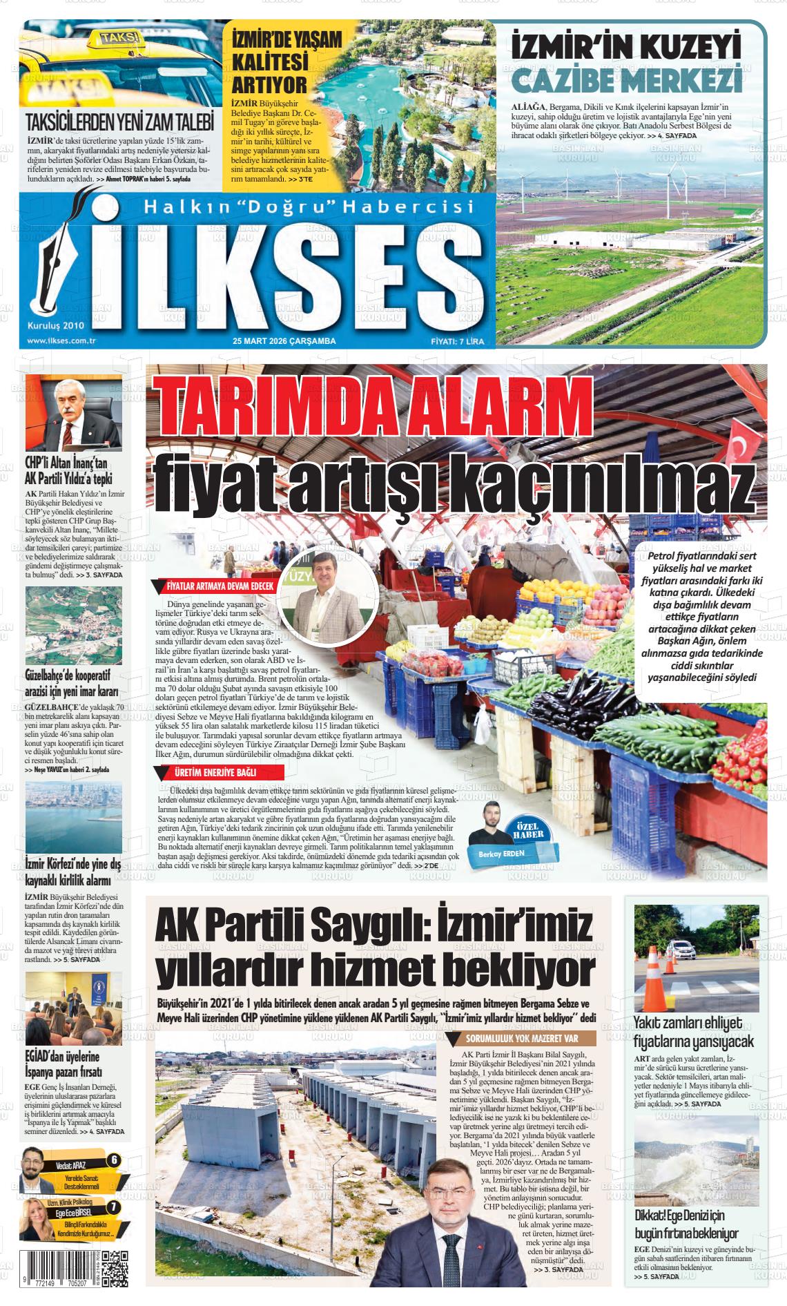 Izmir Ilkses 25.03.2026