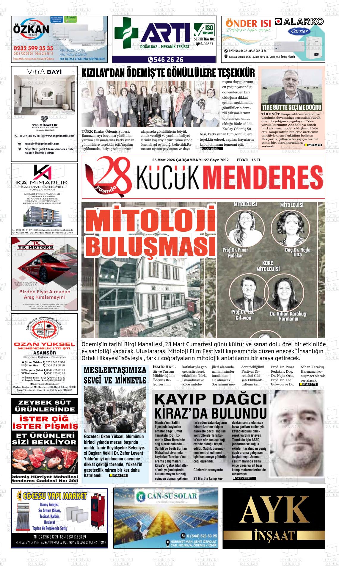 Izmir Kucukmenderes 25.03.2026