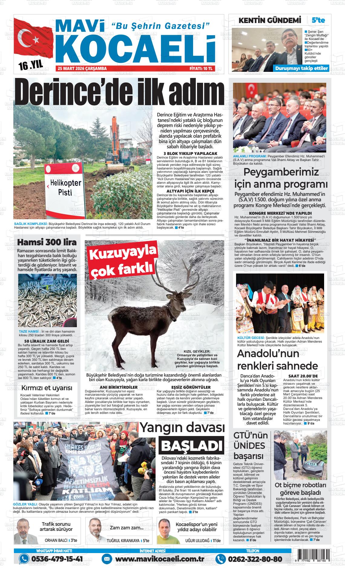 Kocaeli Mavi 25.03.2026