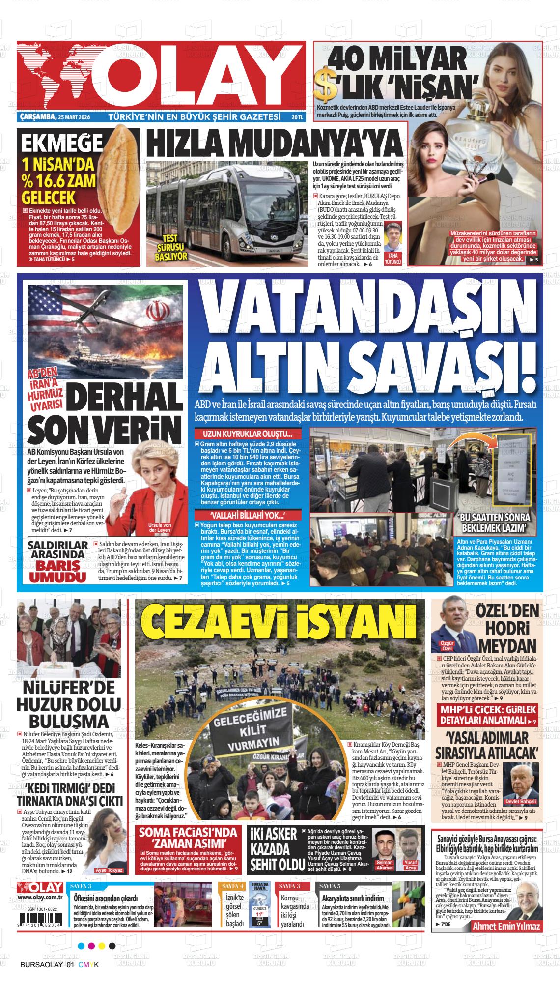 Hatay Olay 25.03.2026