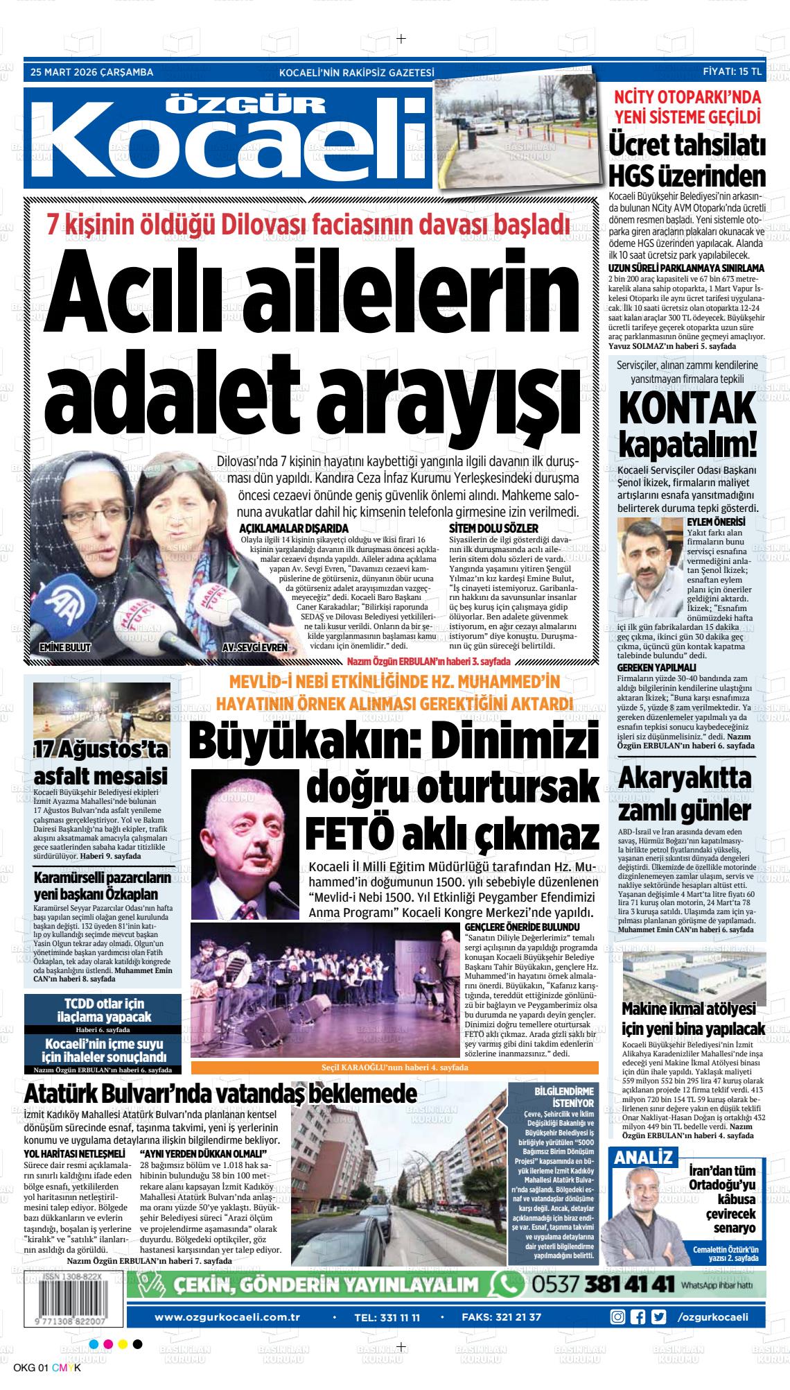 Kocaeli Ozgur 25.03.2026