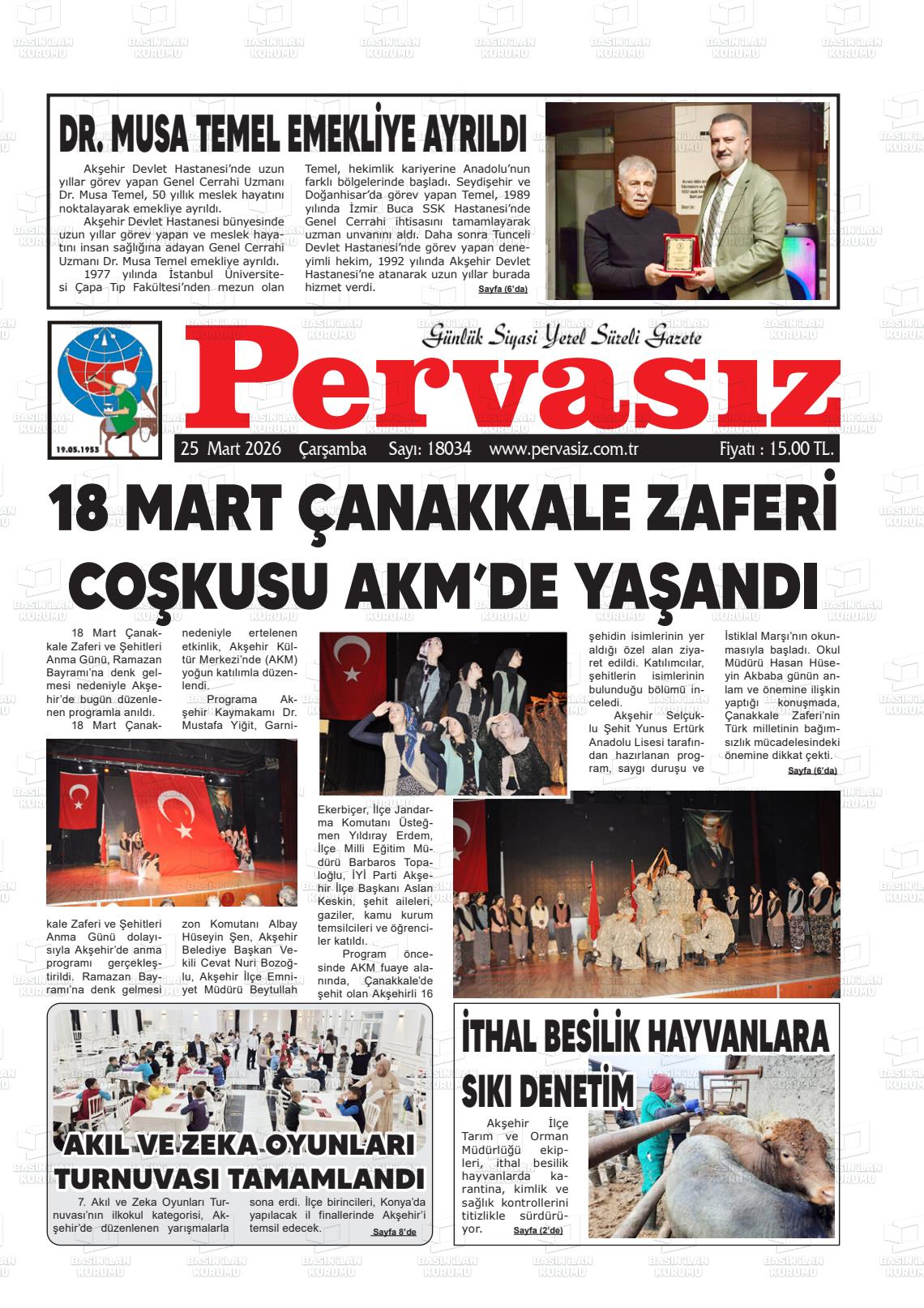 Konya Pervasiz 25.03.2026