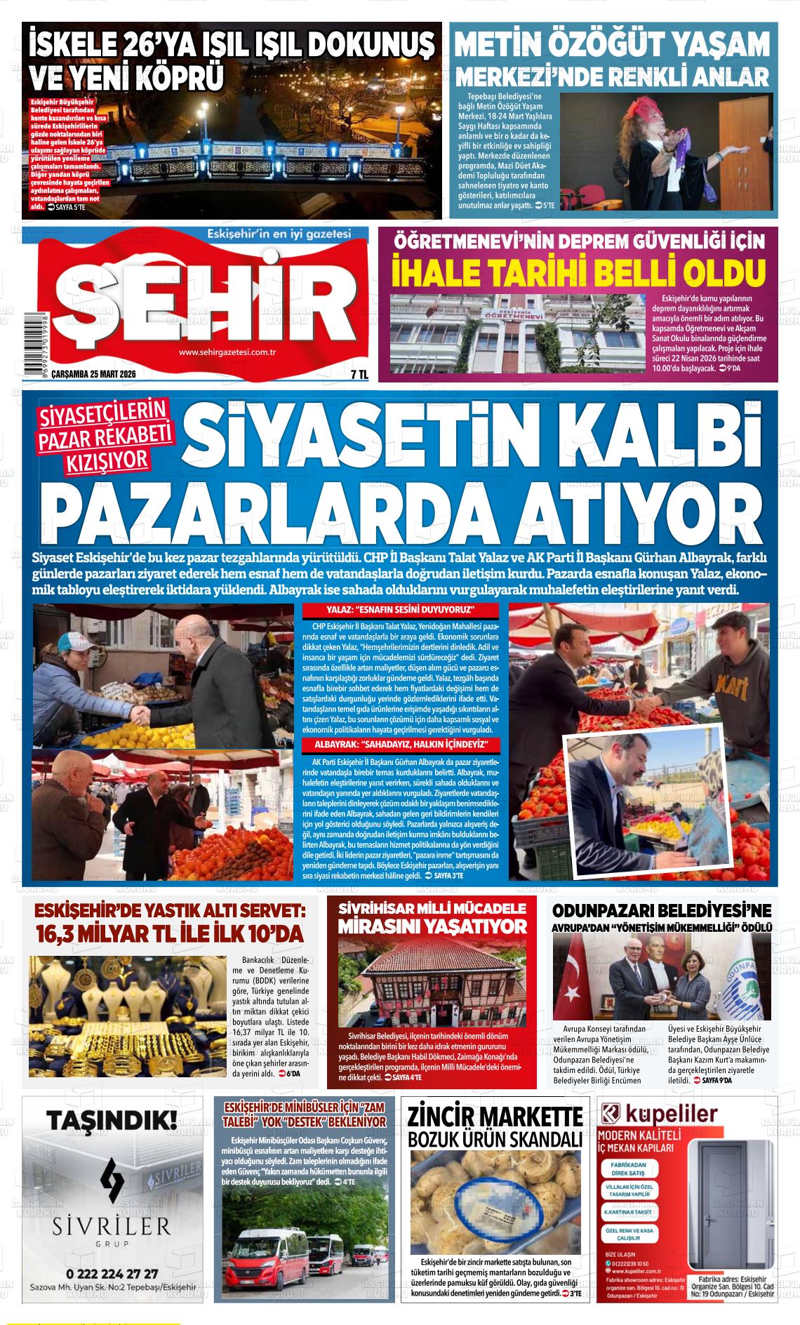 Eskisehir Sehir 25.03.2026