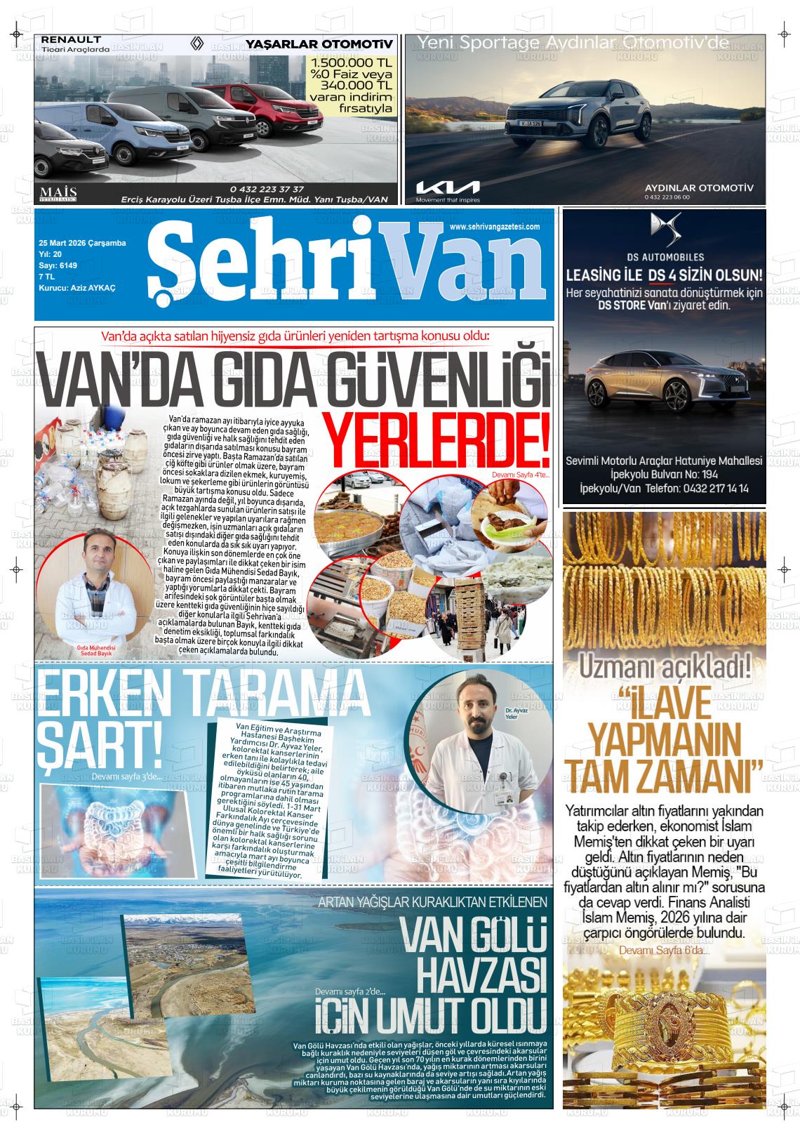 Van Sehri 25.03.2026