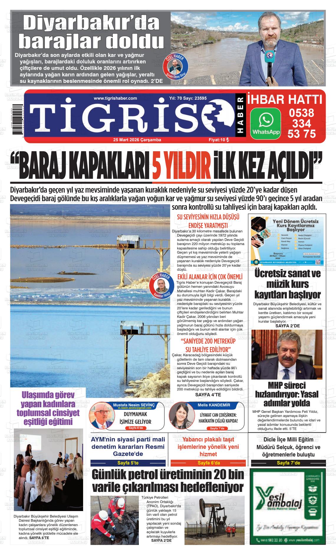 Diyarbakir Tirgis 25.03.2026