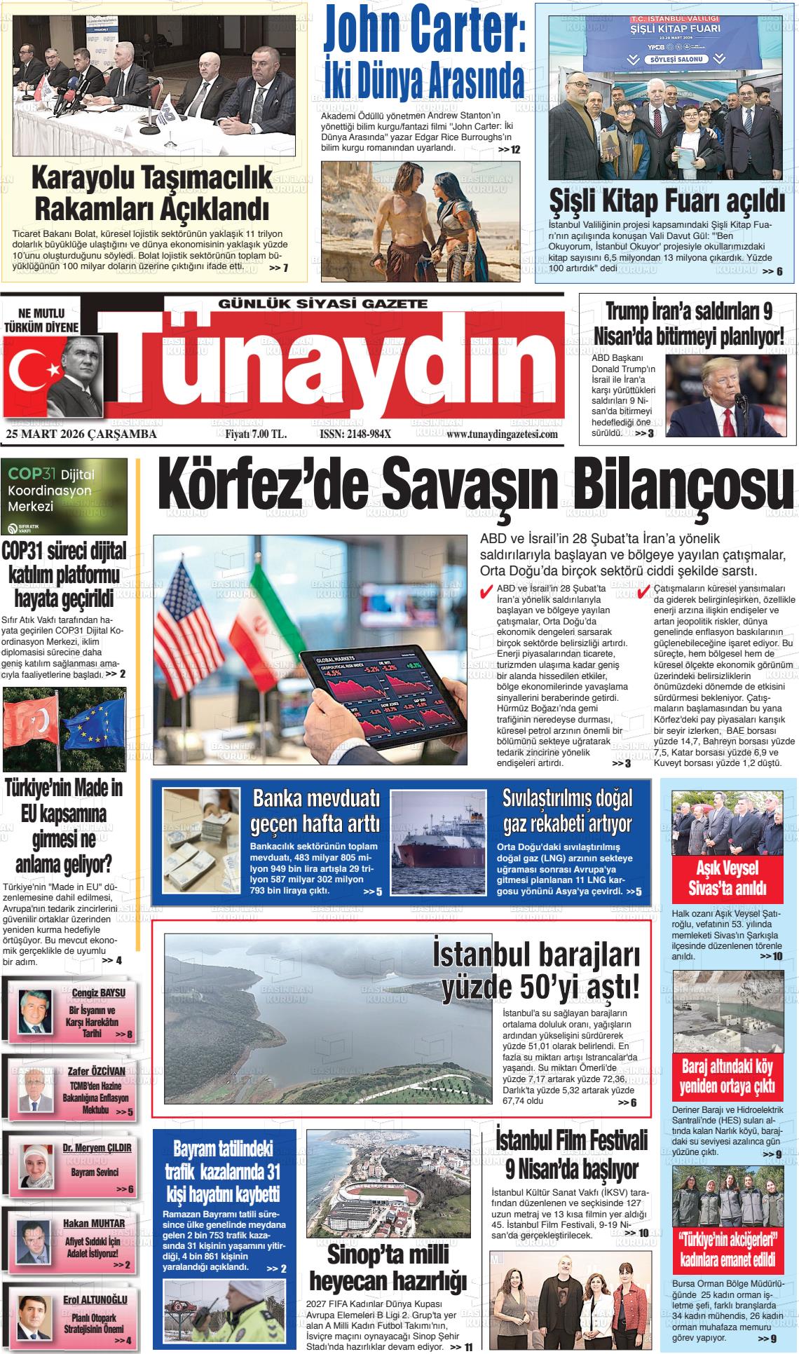 Istanbul Tunaydin 25.03.2026