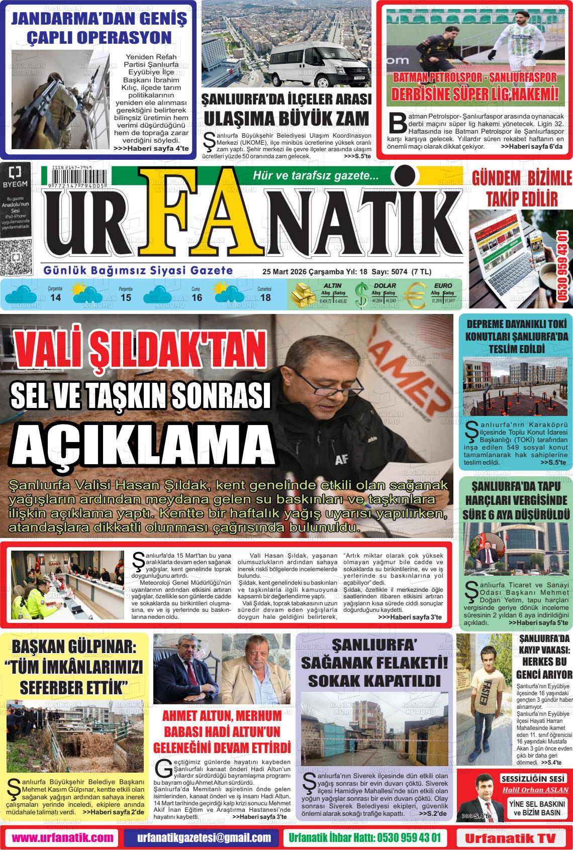 Sanliurfa Urfanatik 25.03.2026