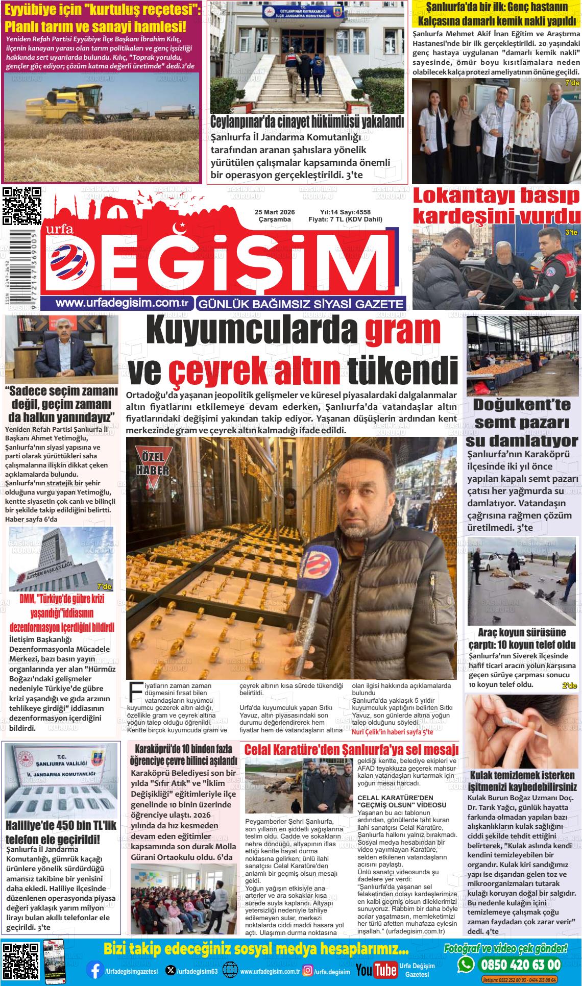 Sanliurfa Urfastar 25.03.2026