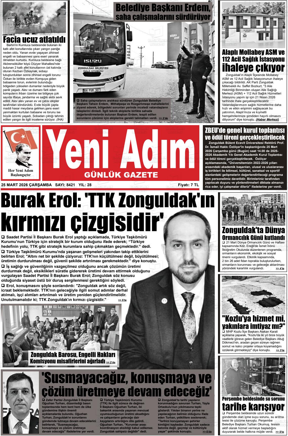 Zonguldak Yeniadim 25.03.2026