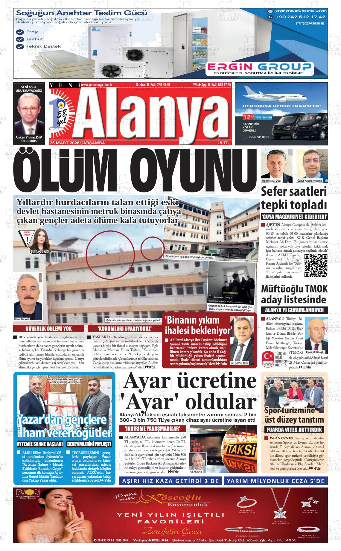 Antalya Yenialanya 25.03.2026