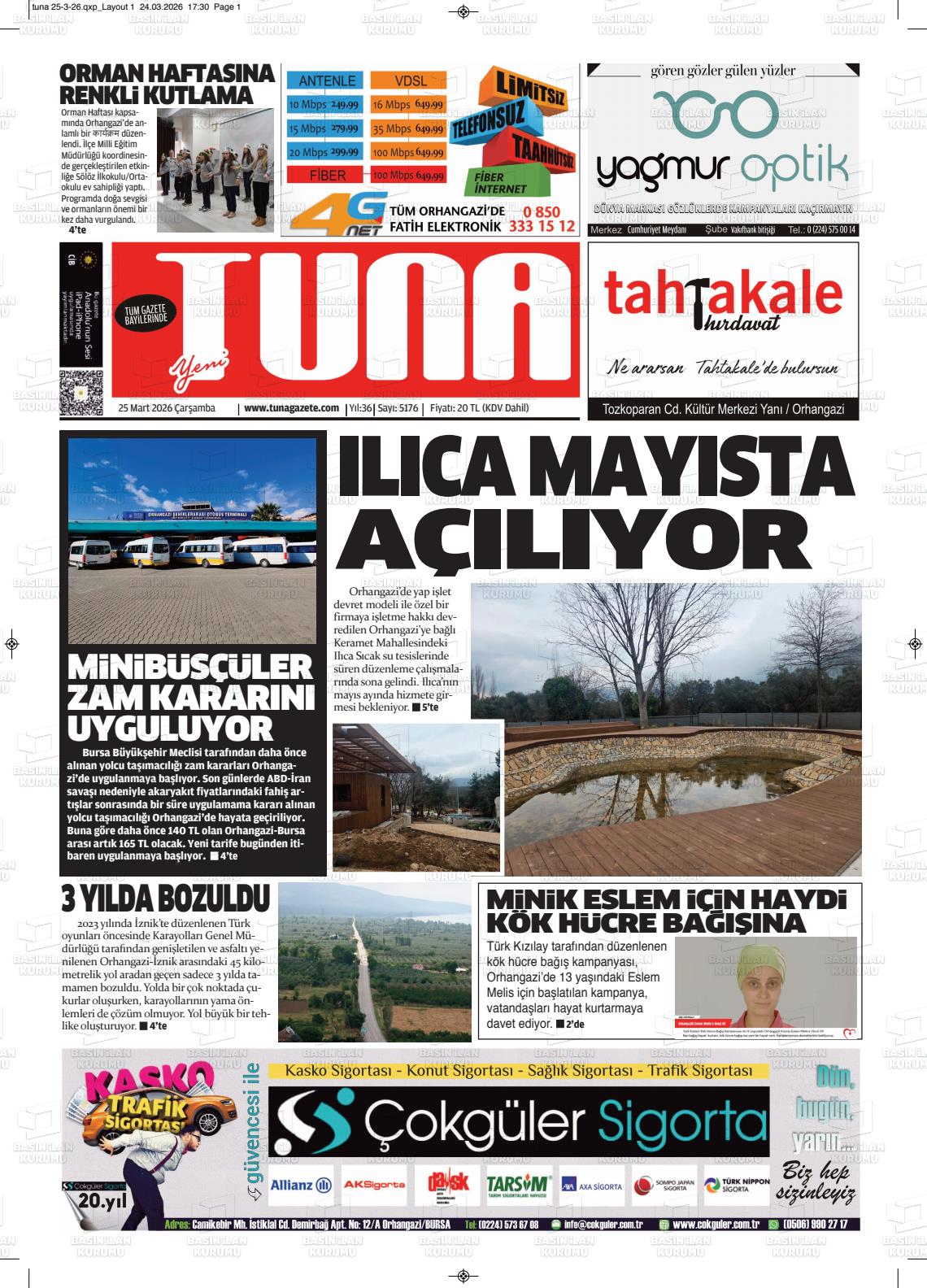 Izmir Yenigun 25.03.2026