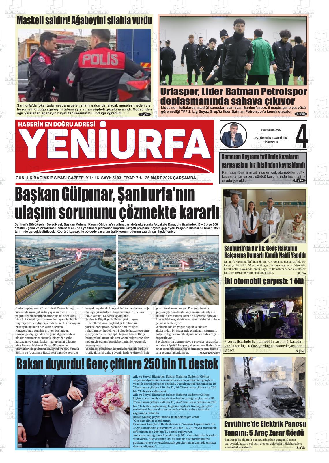 Sanliurfa Yeniurfa 25.03.2026