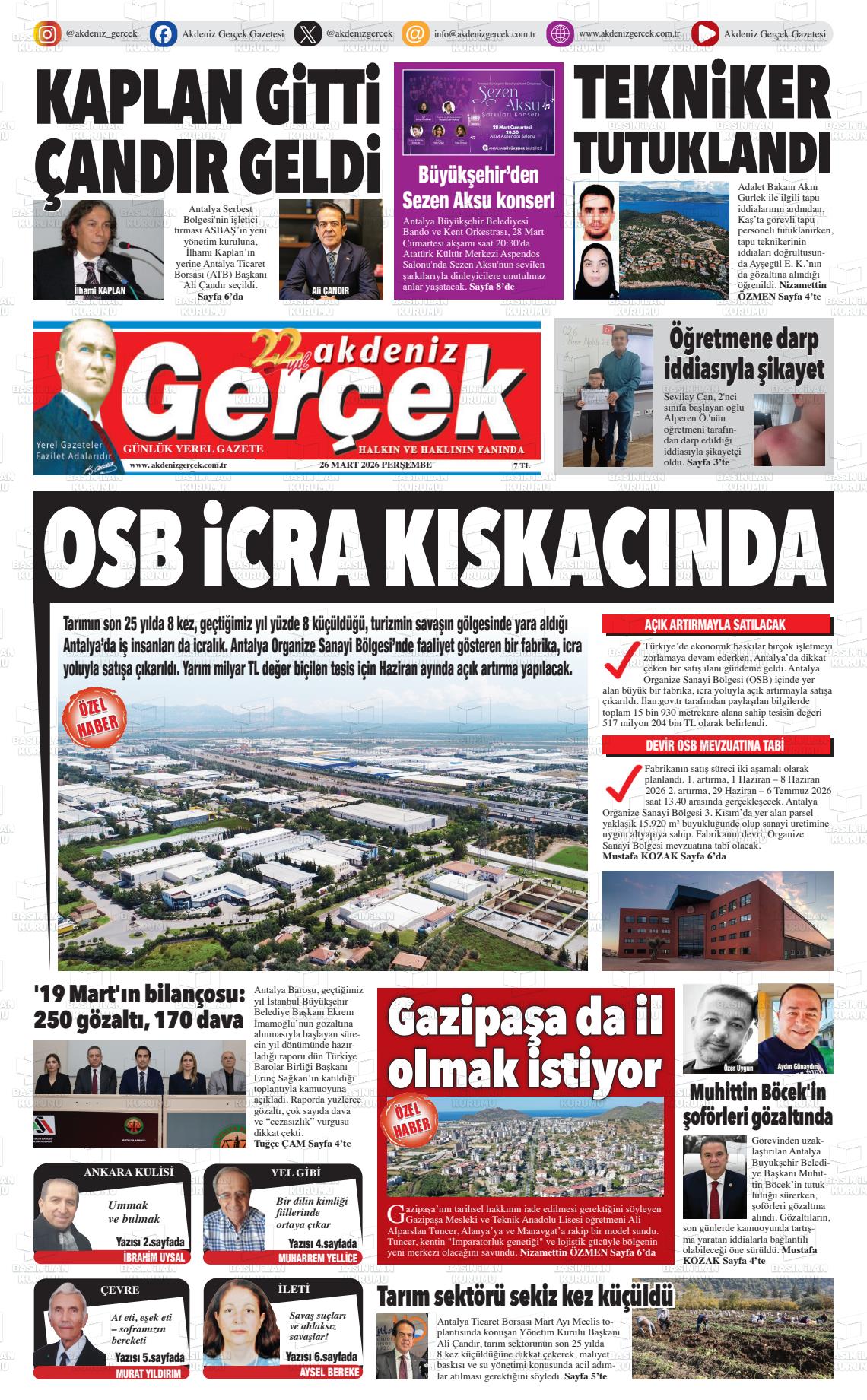 Antalya Akdenizgercek 26.03.2026
