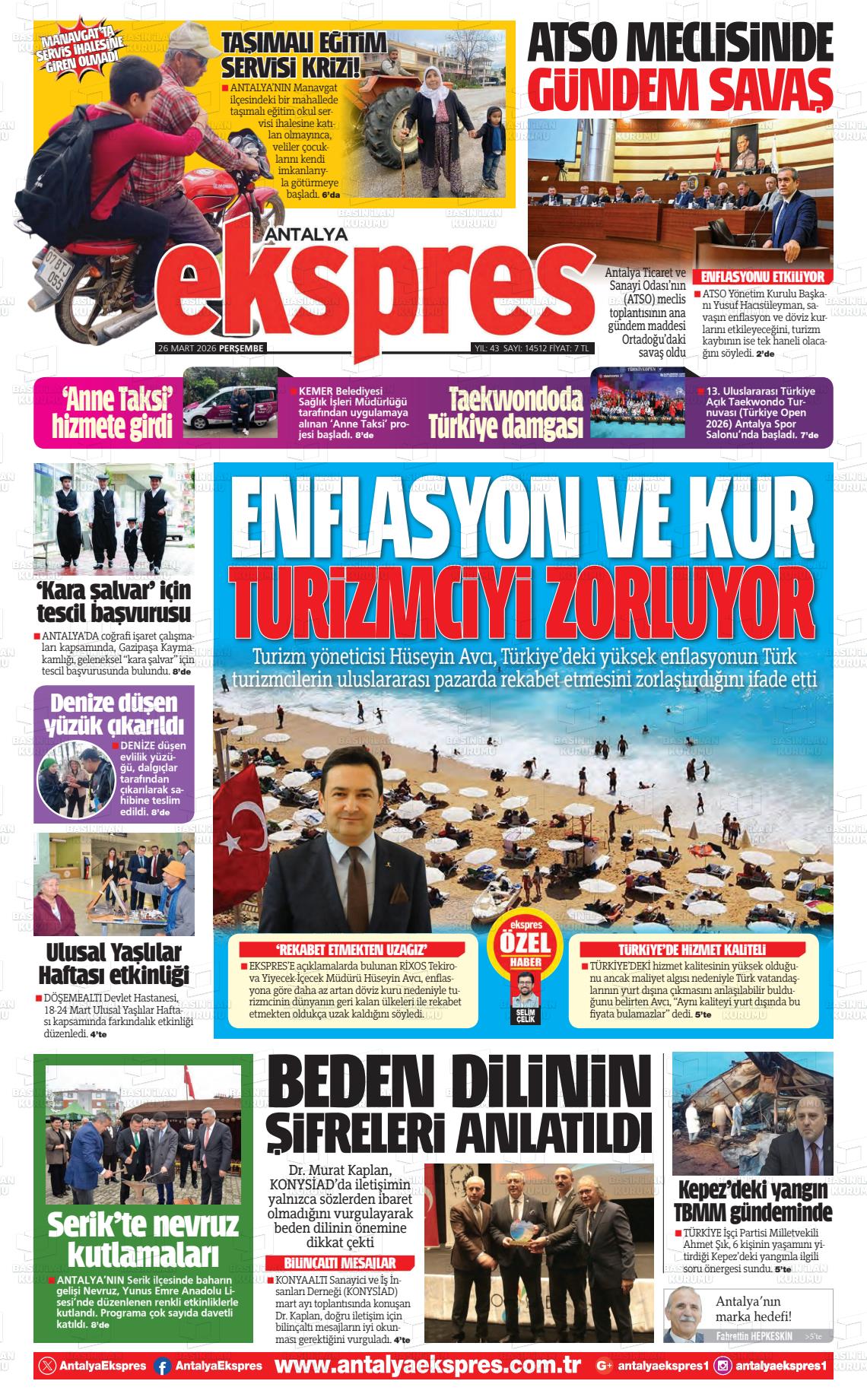 Antalya Ekspres 26.03.2026