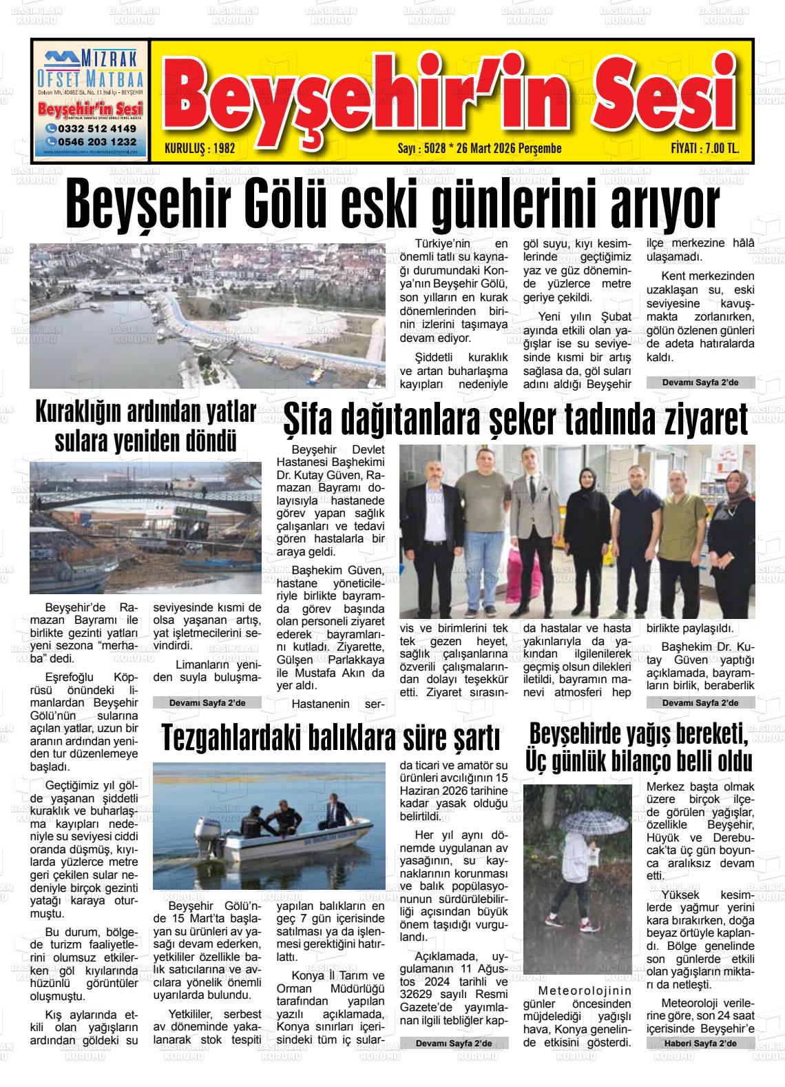 Konya Beysehirinsesi 26.03.2026