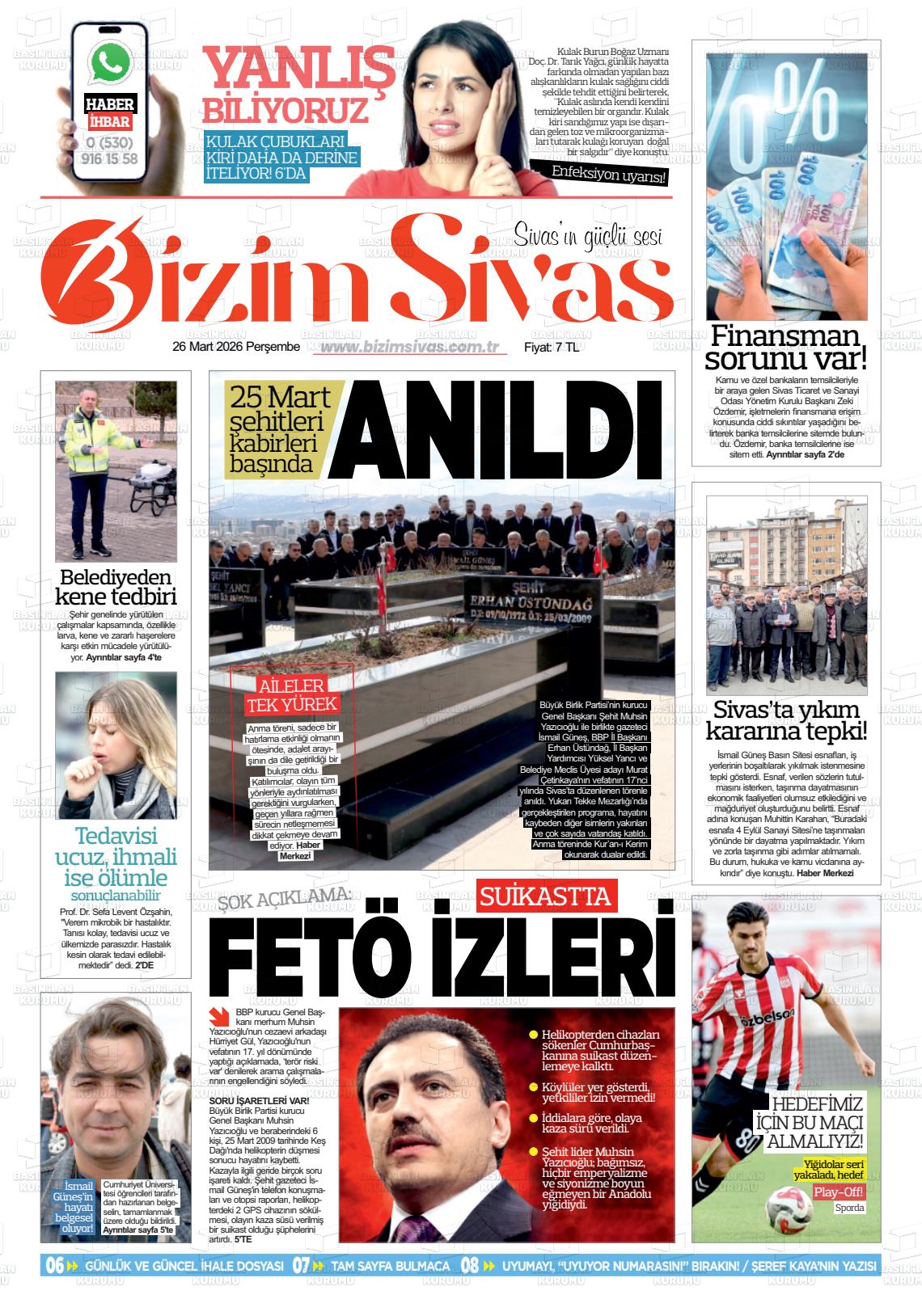 Sivas Bizim 26.03.2026