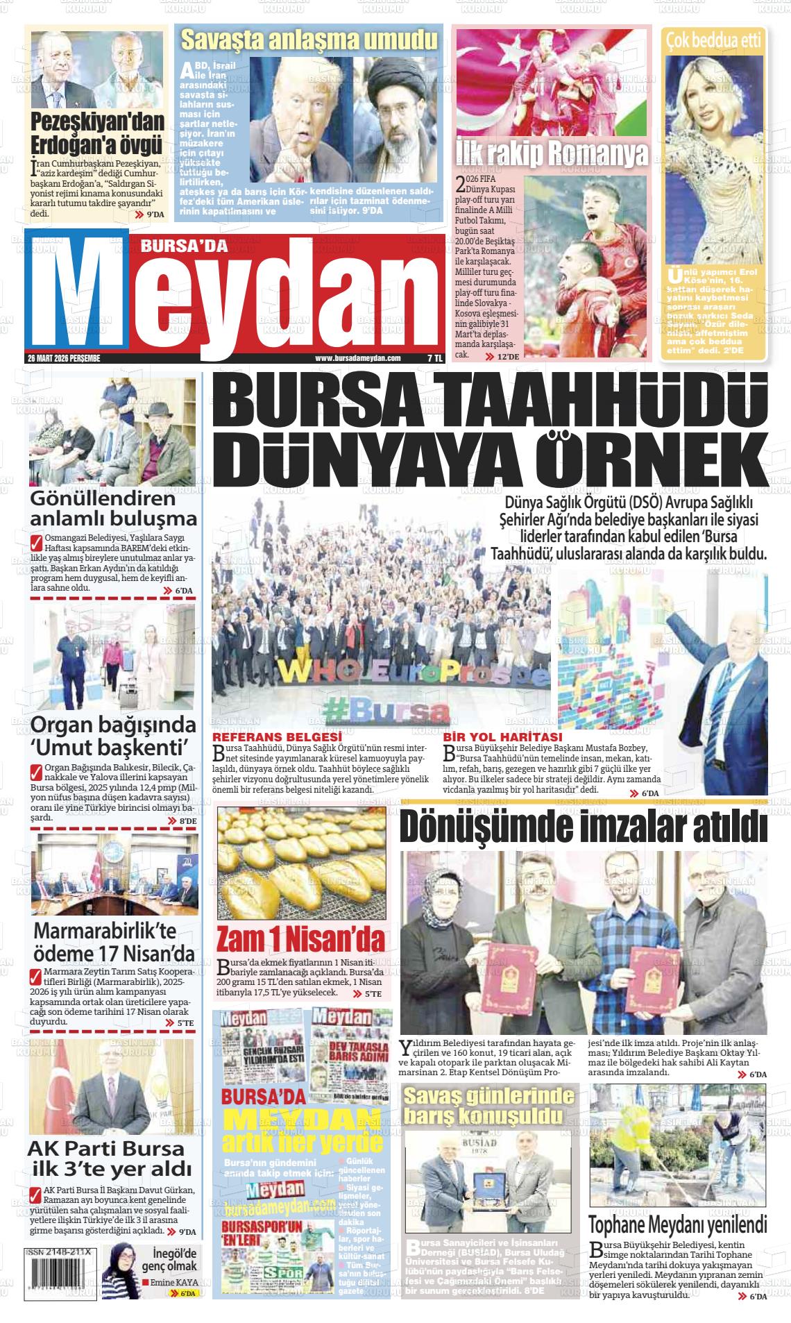 Bursa Dameydan 26.03.2026