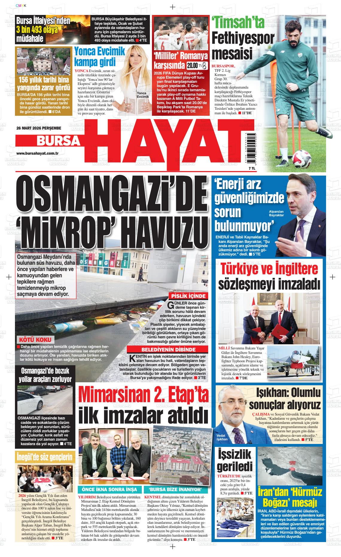Bursa Hayat 26.03.2026