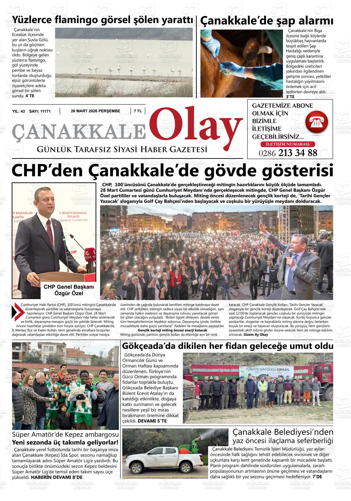 Canakkale Olay 26.03.2026