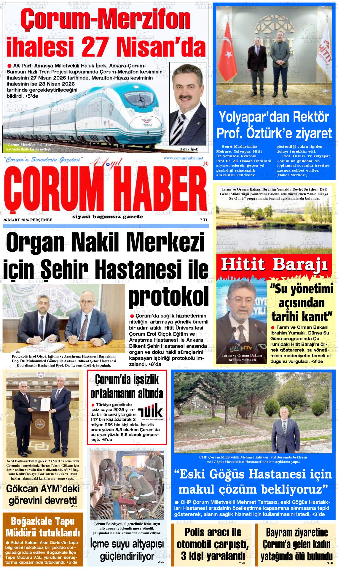 Corum Haber 26.03.2026