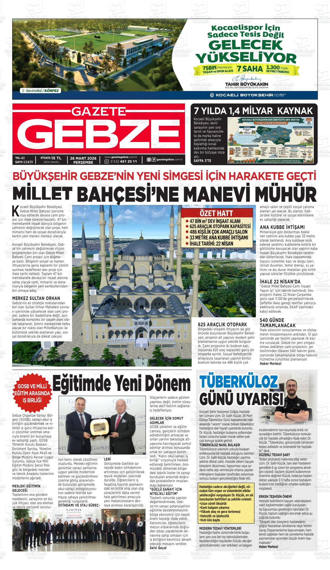 Kocaeli Gebze 26.03.2026