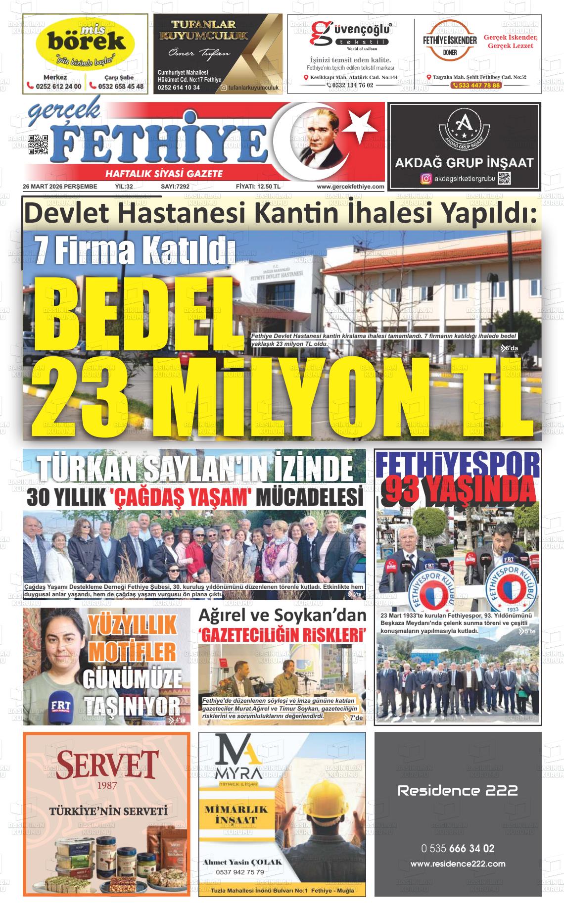 Mugla Gercekfethiye 26.03.2026