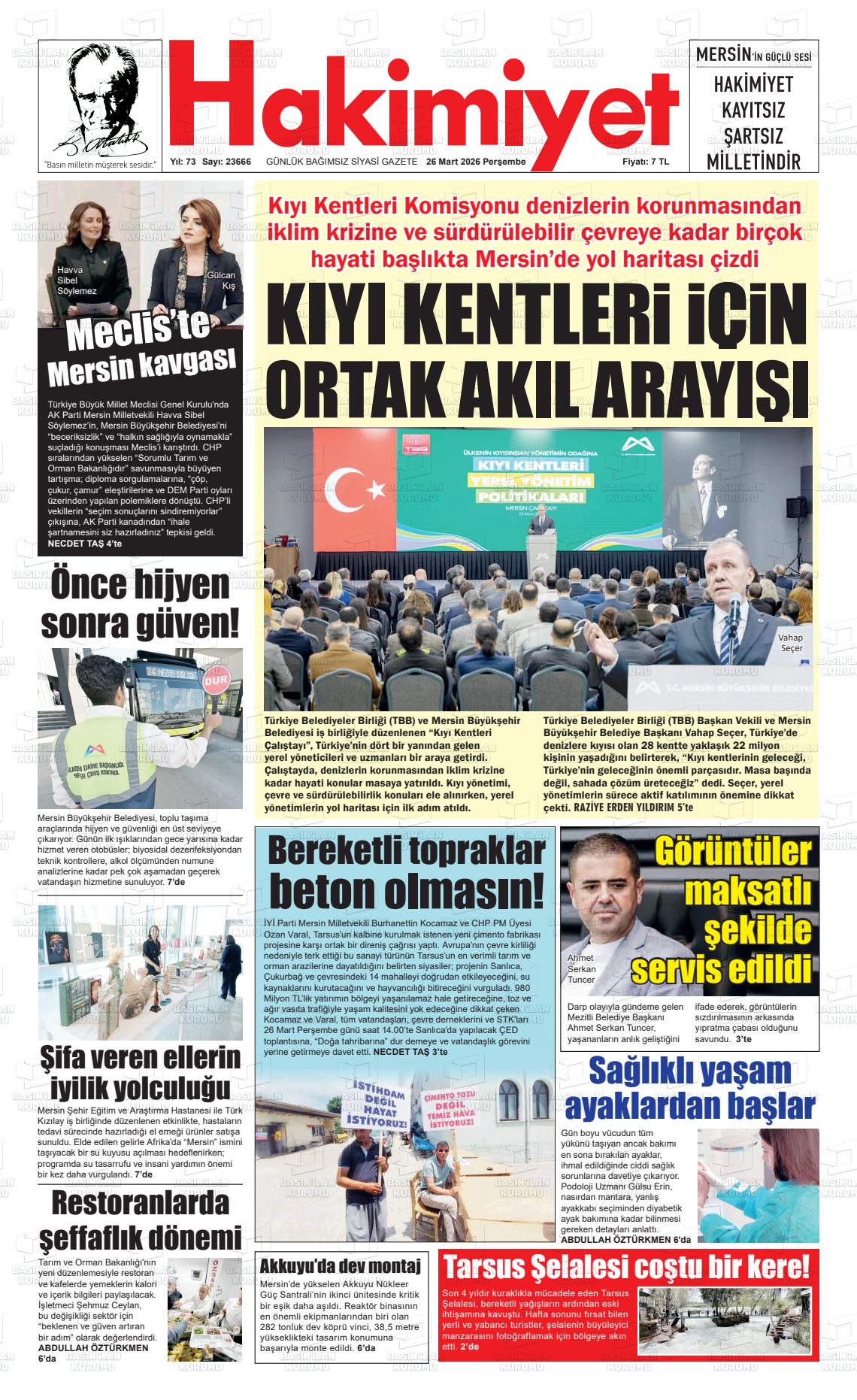 Konya Hakimiyet 26.03.2026