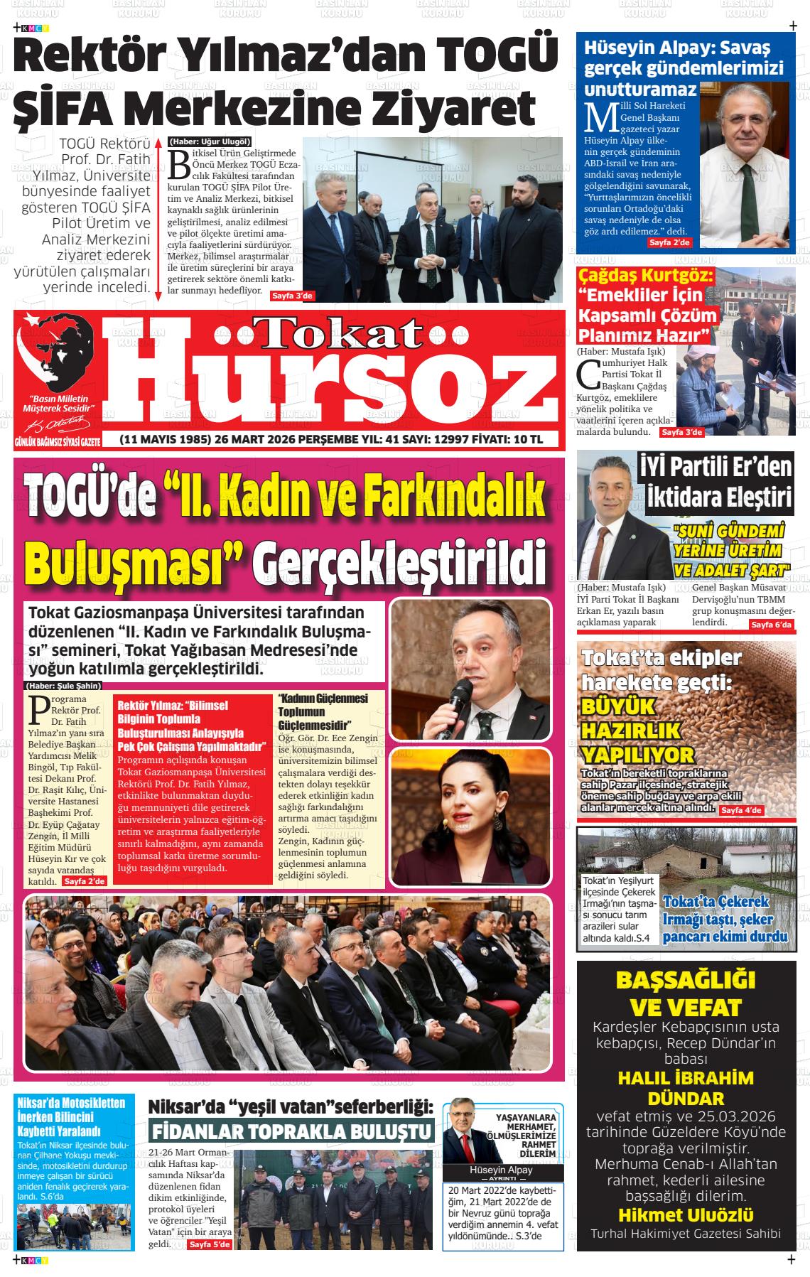 Tokat Hursoz 26.03.2026