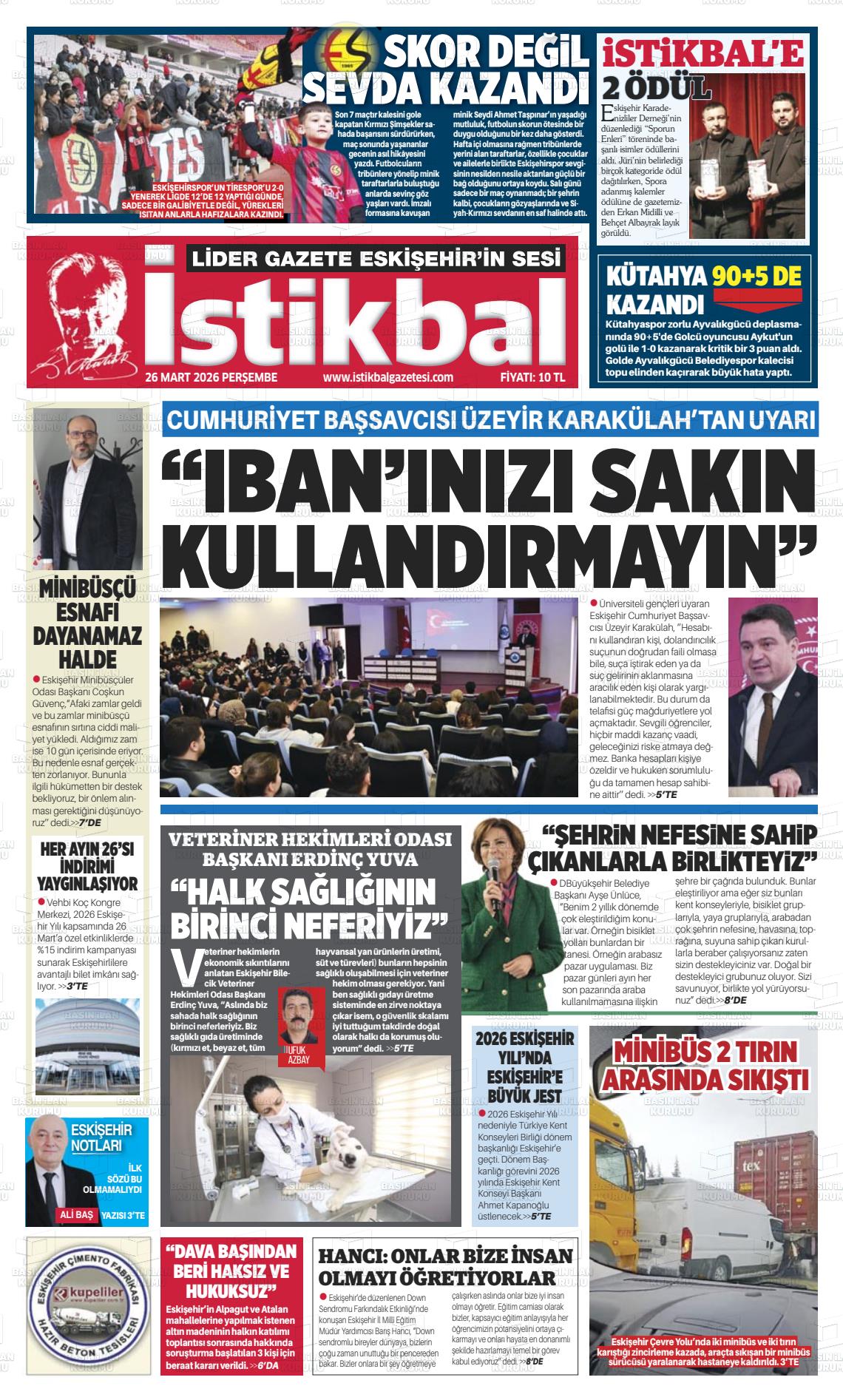 Eskisehir Istikbal 26.03.2026