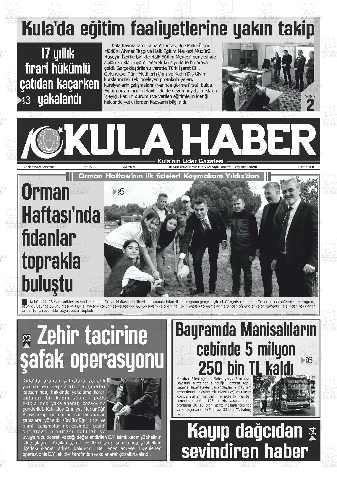 Manisa Kulahaber 26.03.2026