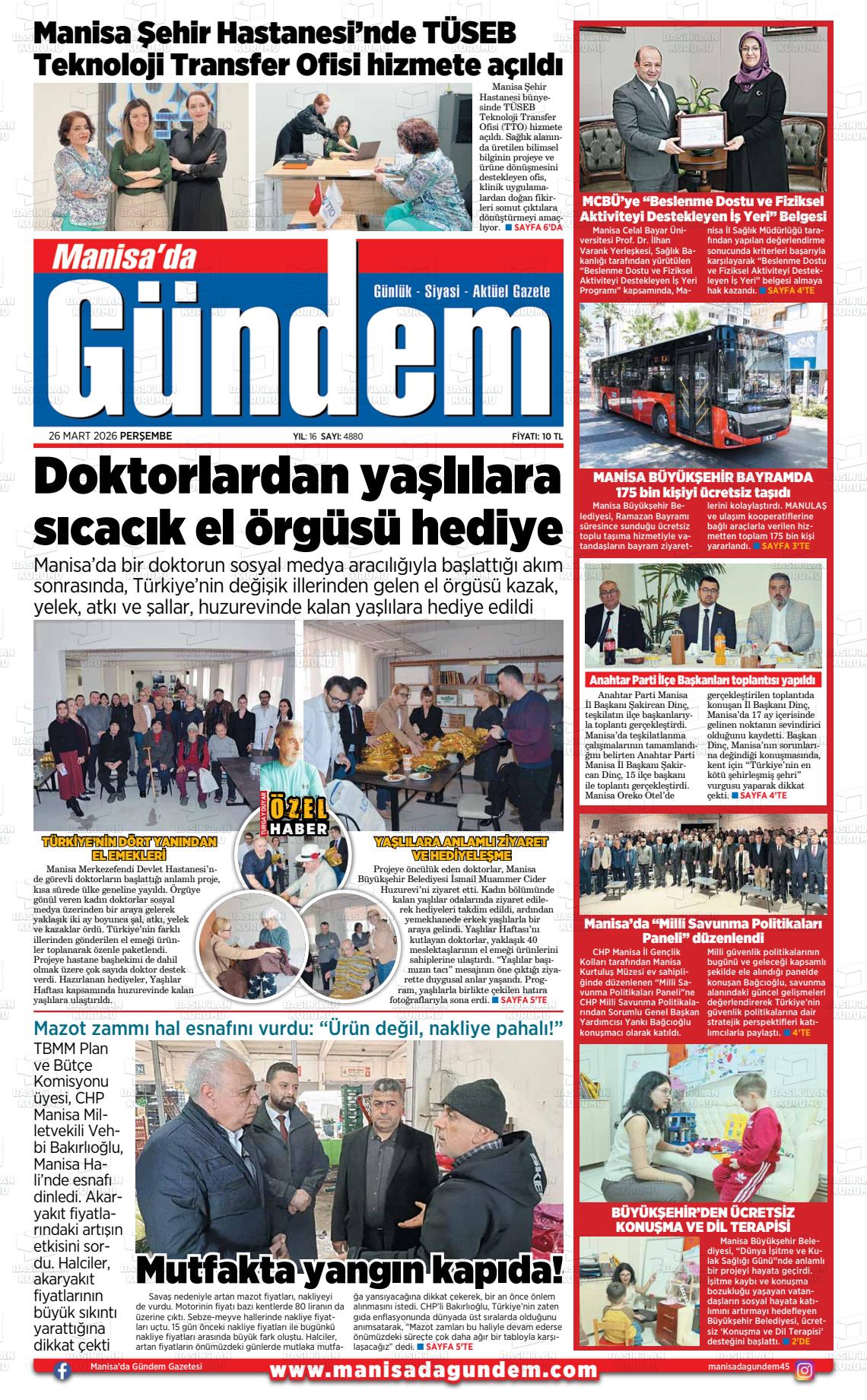 Manisa Dagundem 26.03.2026