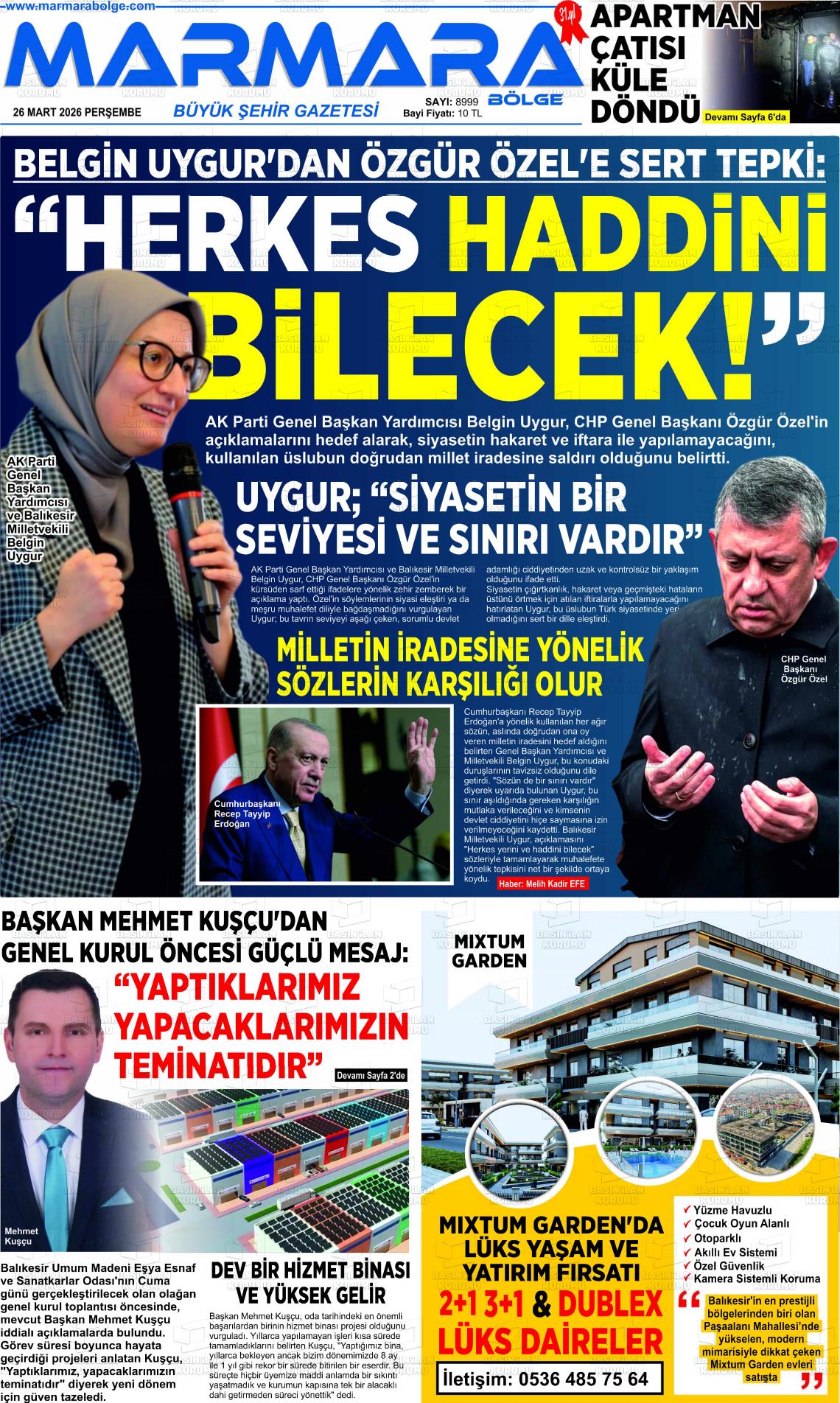 Balikesir Marmarabolge 26.03.2026