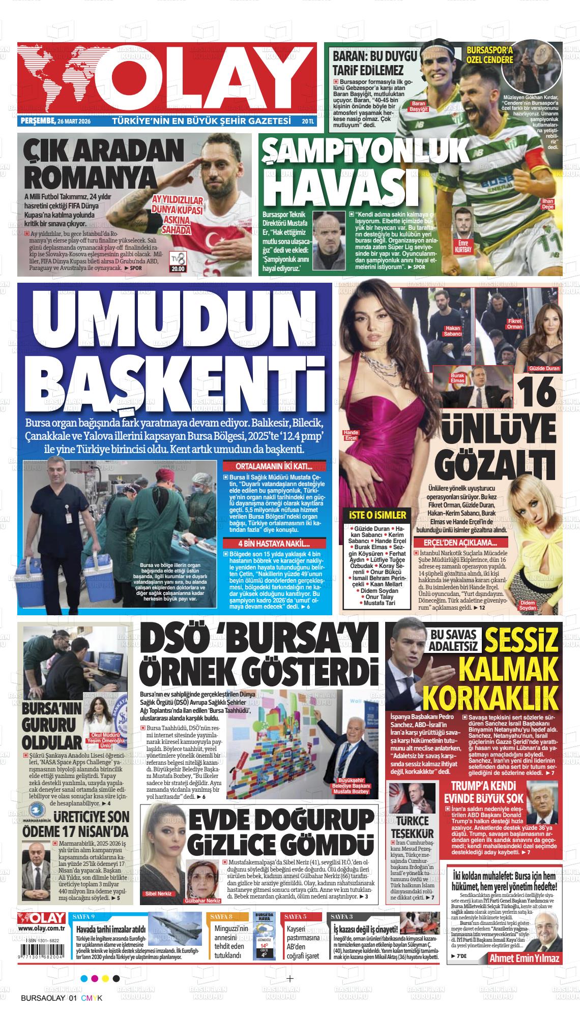 Hatay Olay 26.03.2026