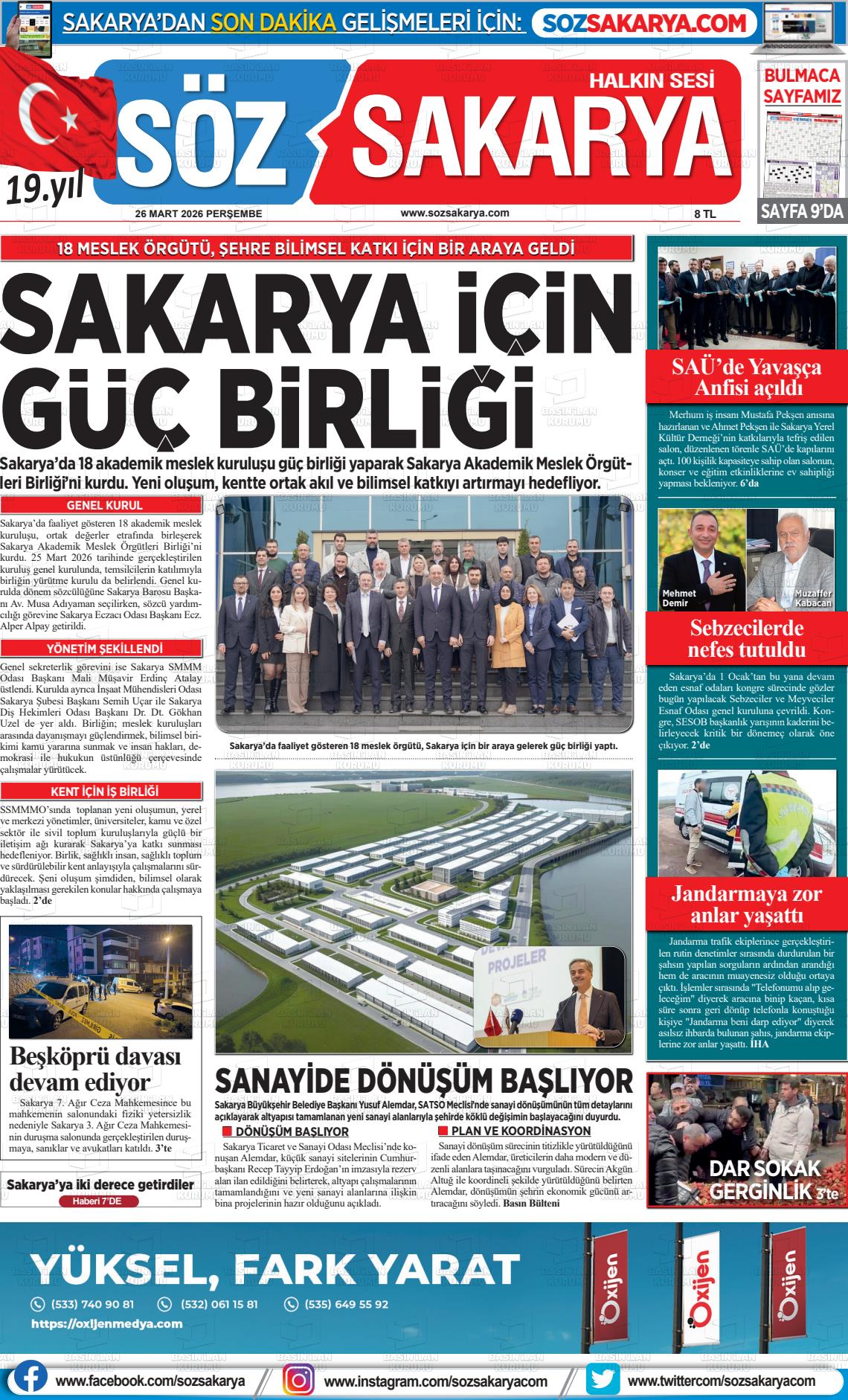 Sakarya Halk 26.03.2026
