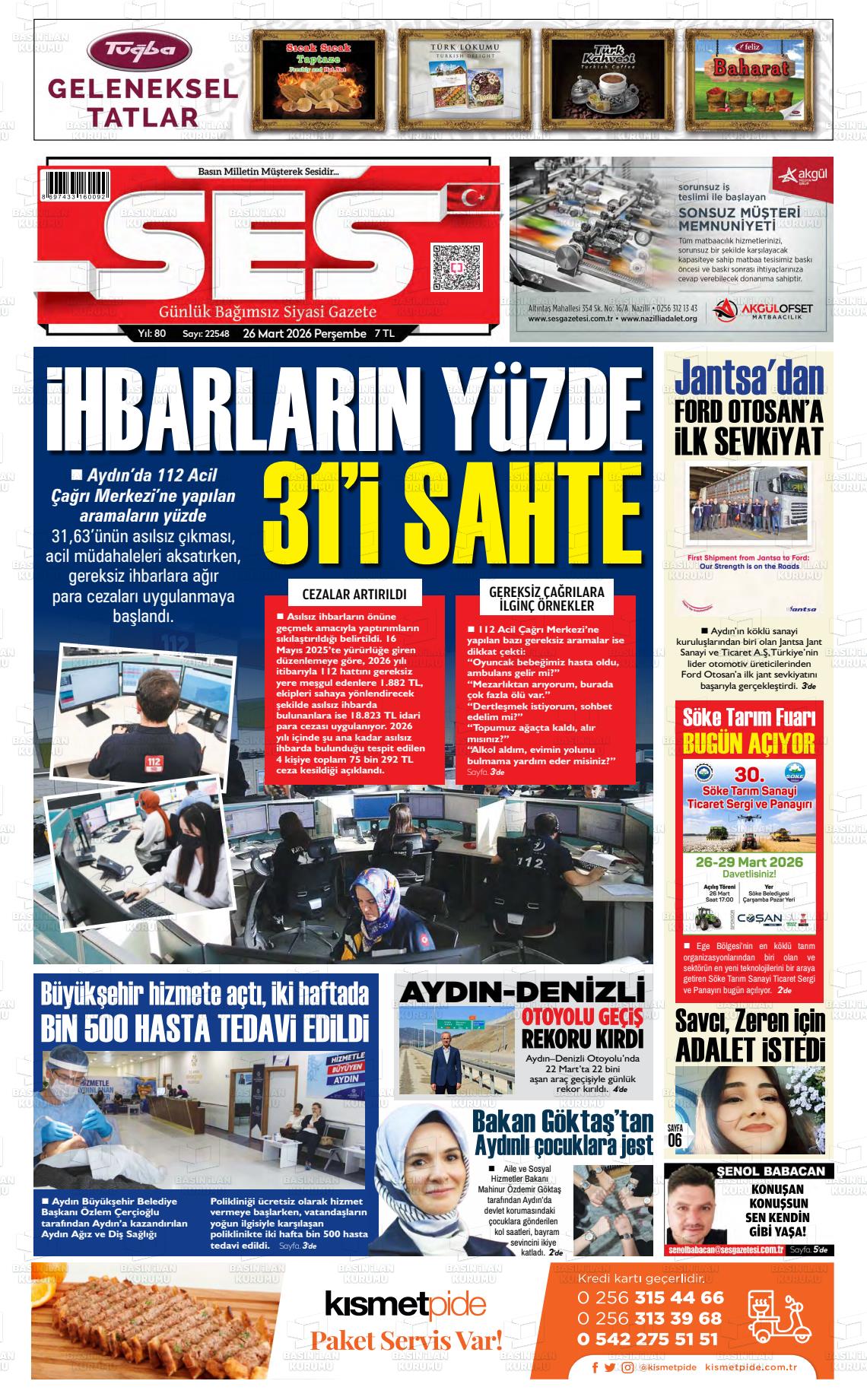Hatay Ses 26.03.2026