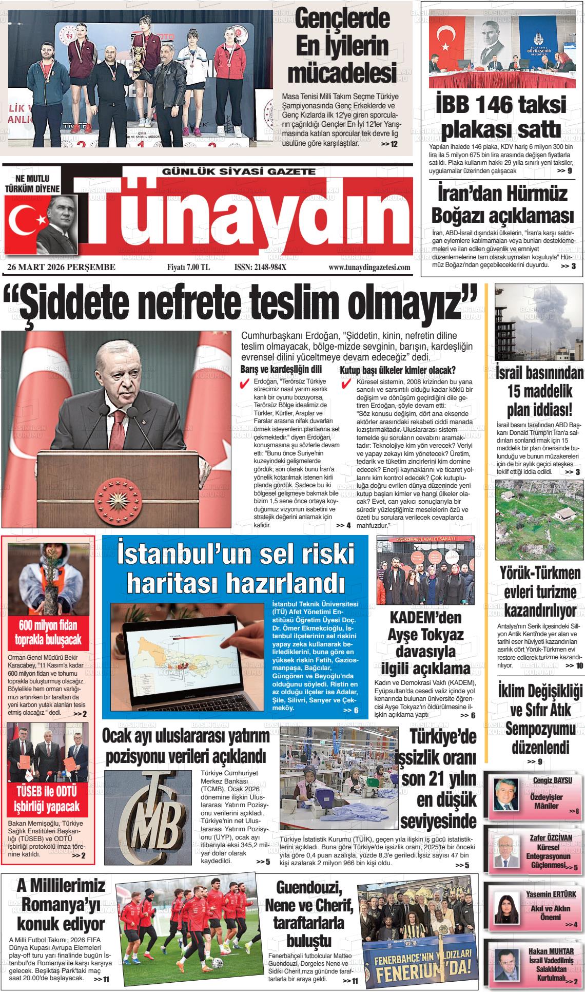 Istanbul Tunaydin 26.03.2026