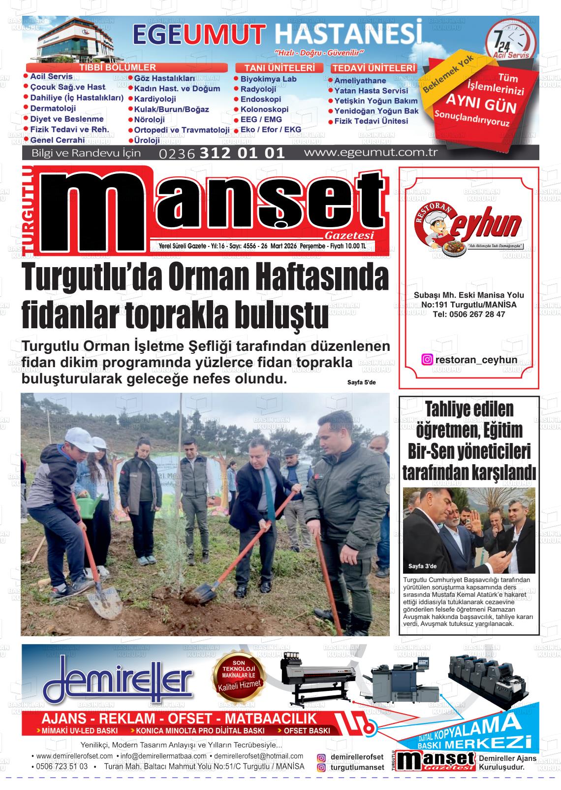 Manisa Turgutlumanset 26.03.2026