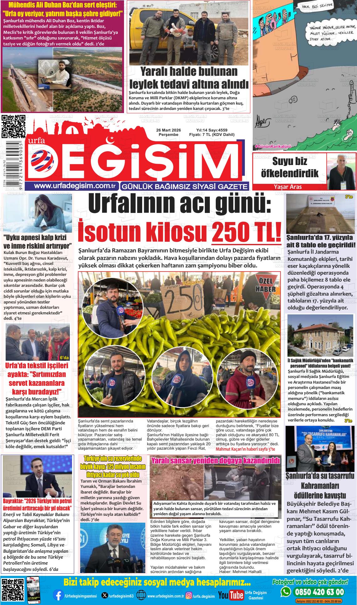 Sanliurfa Urfastar 26.03.2026