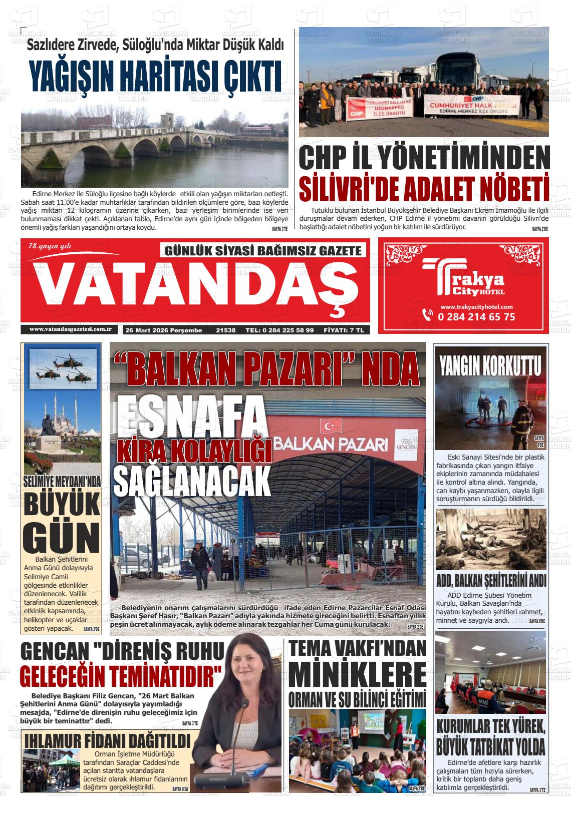 Edirne Vatandas 26.03.2026