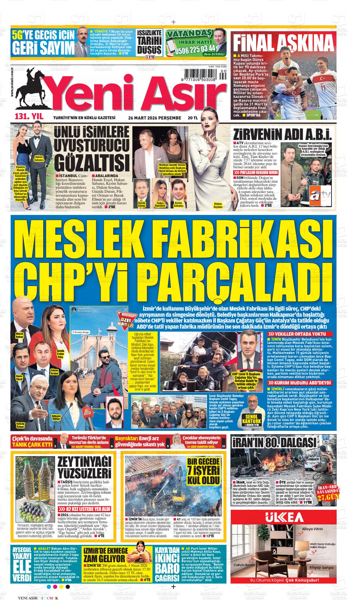 Izmir Yeniasir 26.03.2026